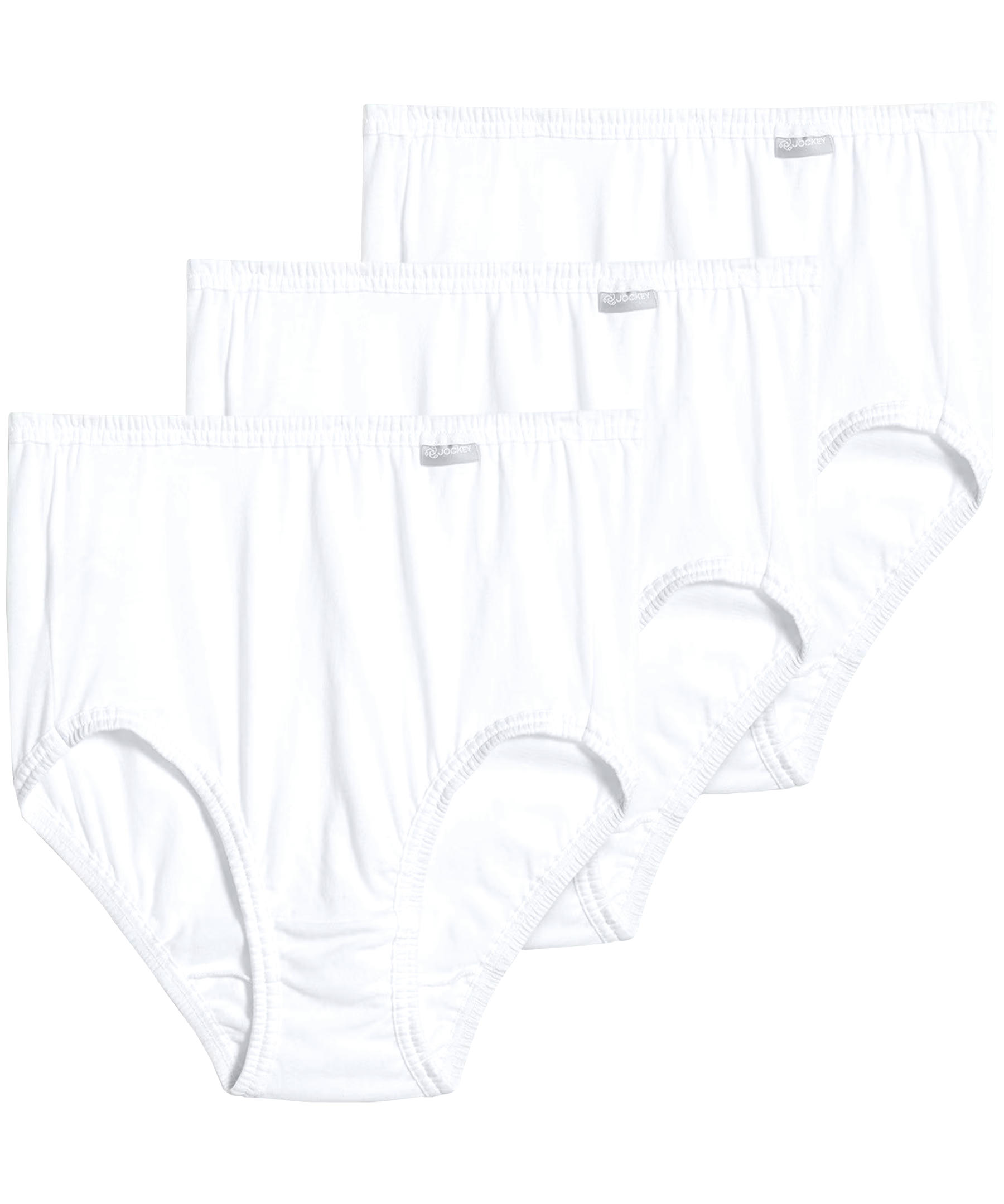 Jockey Women's 3-Pack Elance Basic Briefs