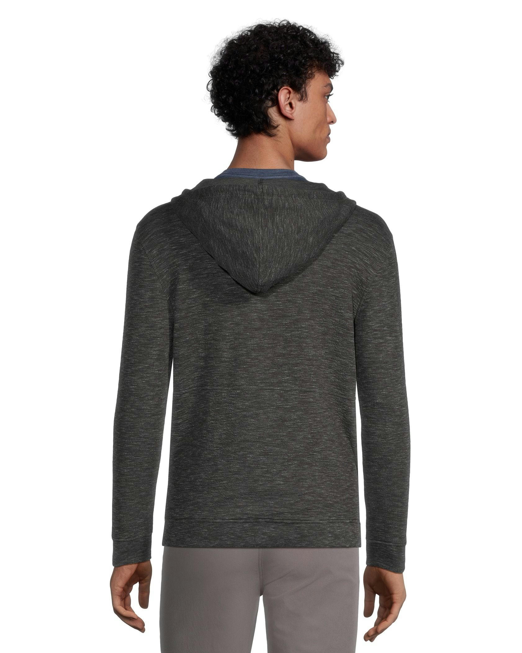 Matrix Men's Textured Full Zip Hoodie