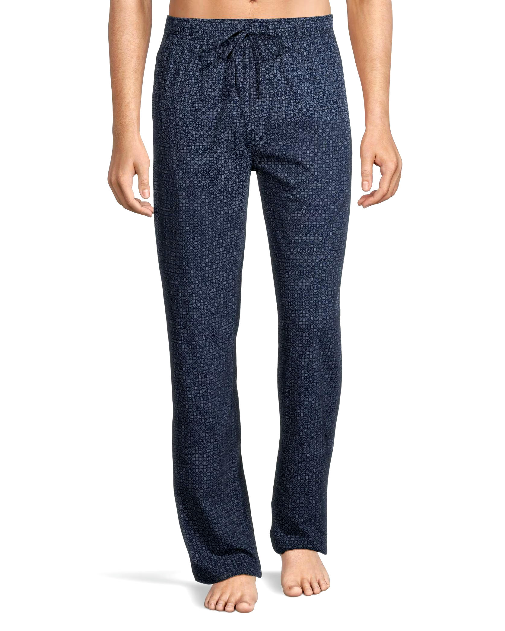 Men's Jersey Print Elastic Waist Lounge Pants