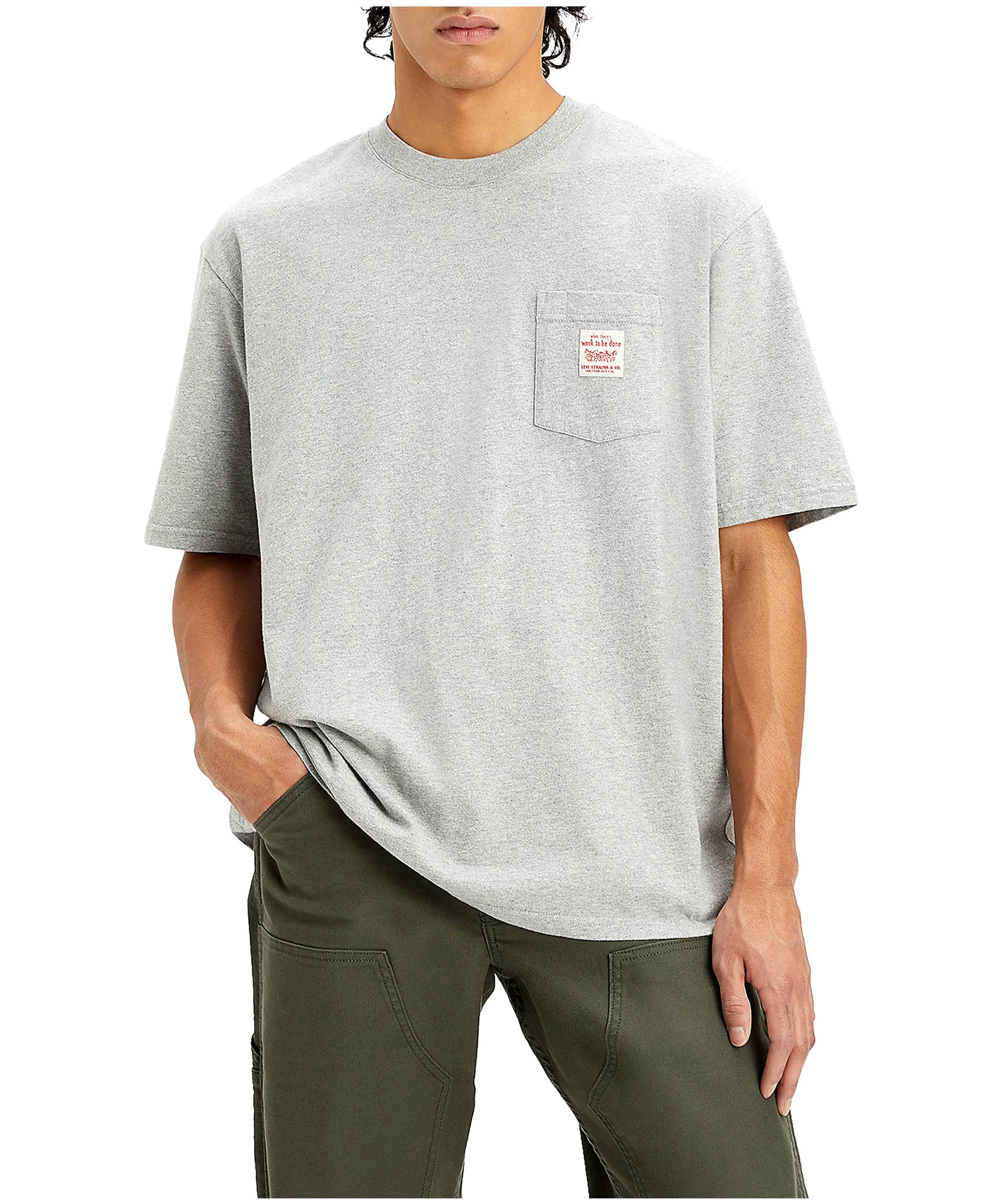 Levi's Men's Workwear Pocket Logo Cotton T Shirt