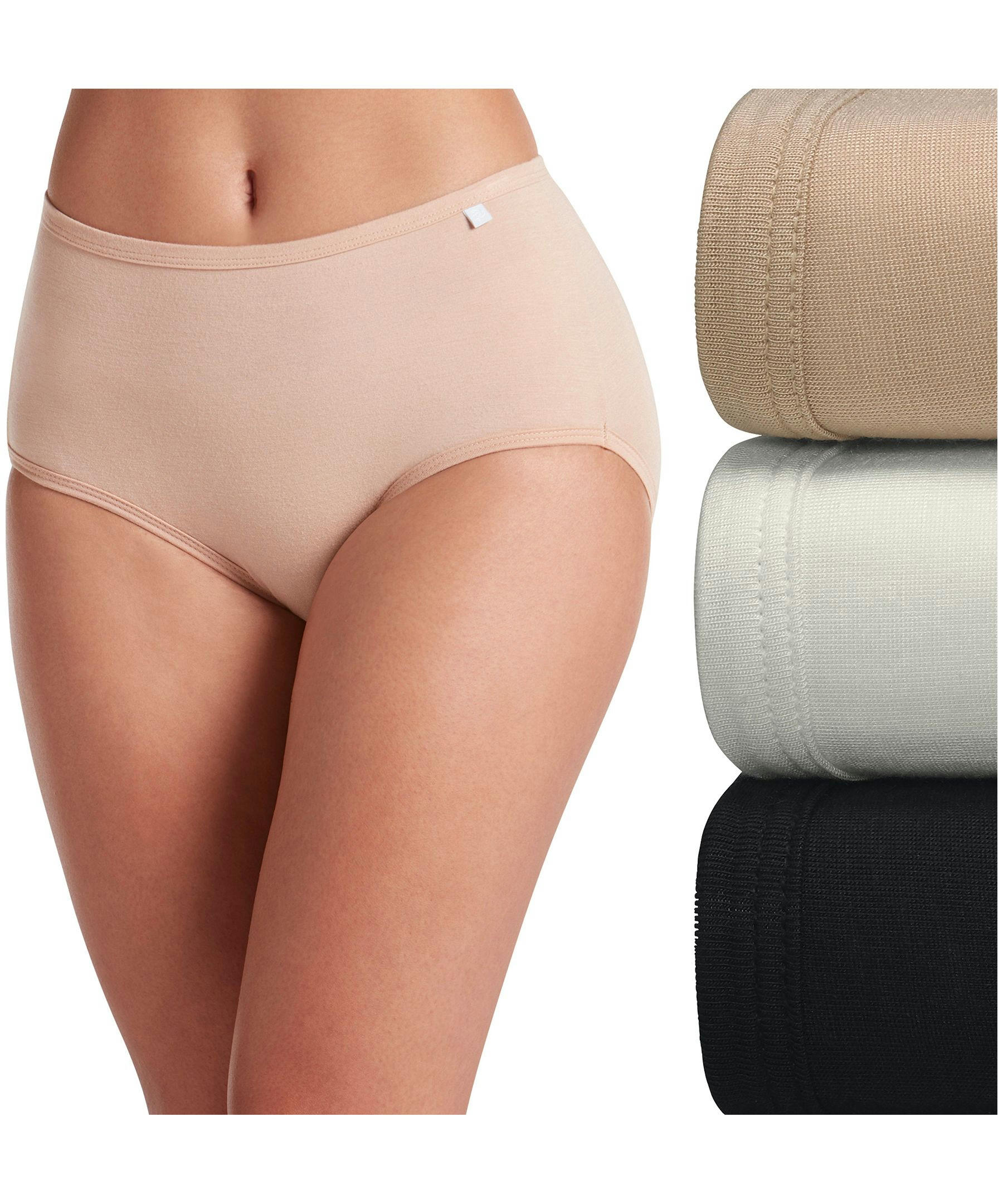 Jockey Women's 3 Pack Elance Supersoft Brief Underwear
