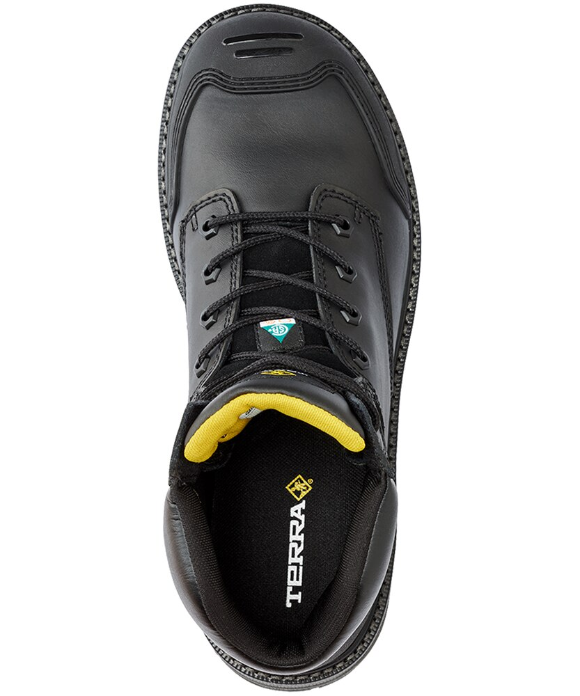 Terra Men's 6 Inch Patton Aluminum Toe Composite Plate Work Boots