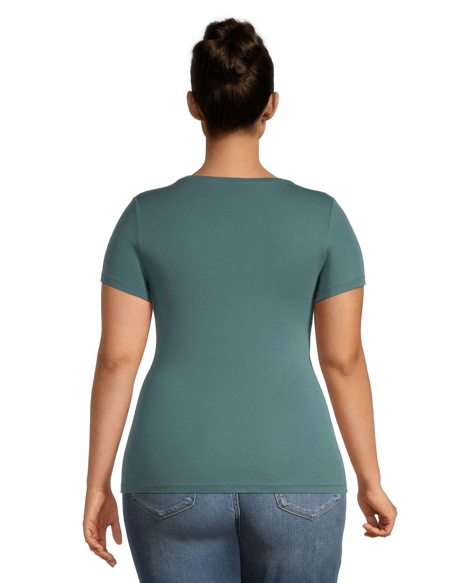 Denver Hayes Women's Fitted Scoop Neck T Shirt