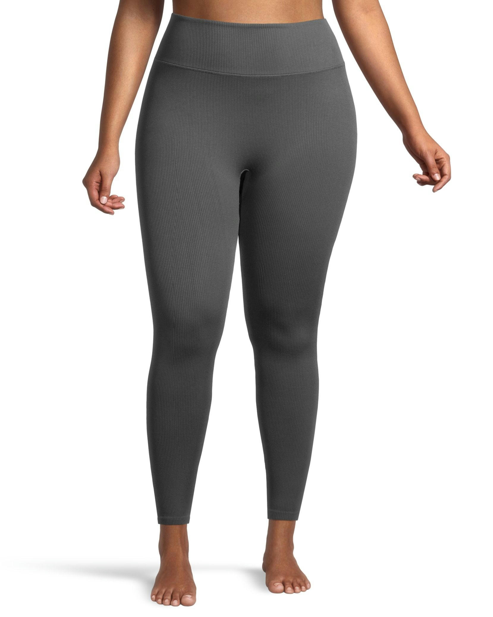 Shambhala Women's High Rise Live-In Confidence Ribbed Leggings - 7/8 Length