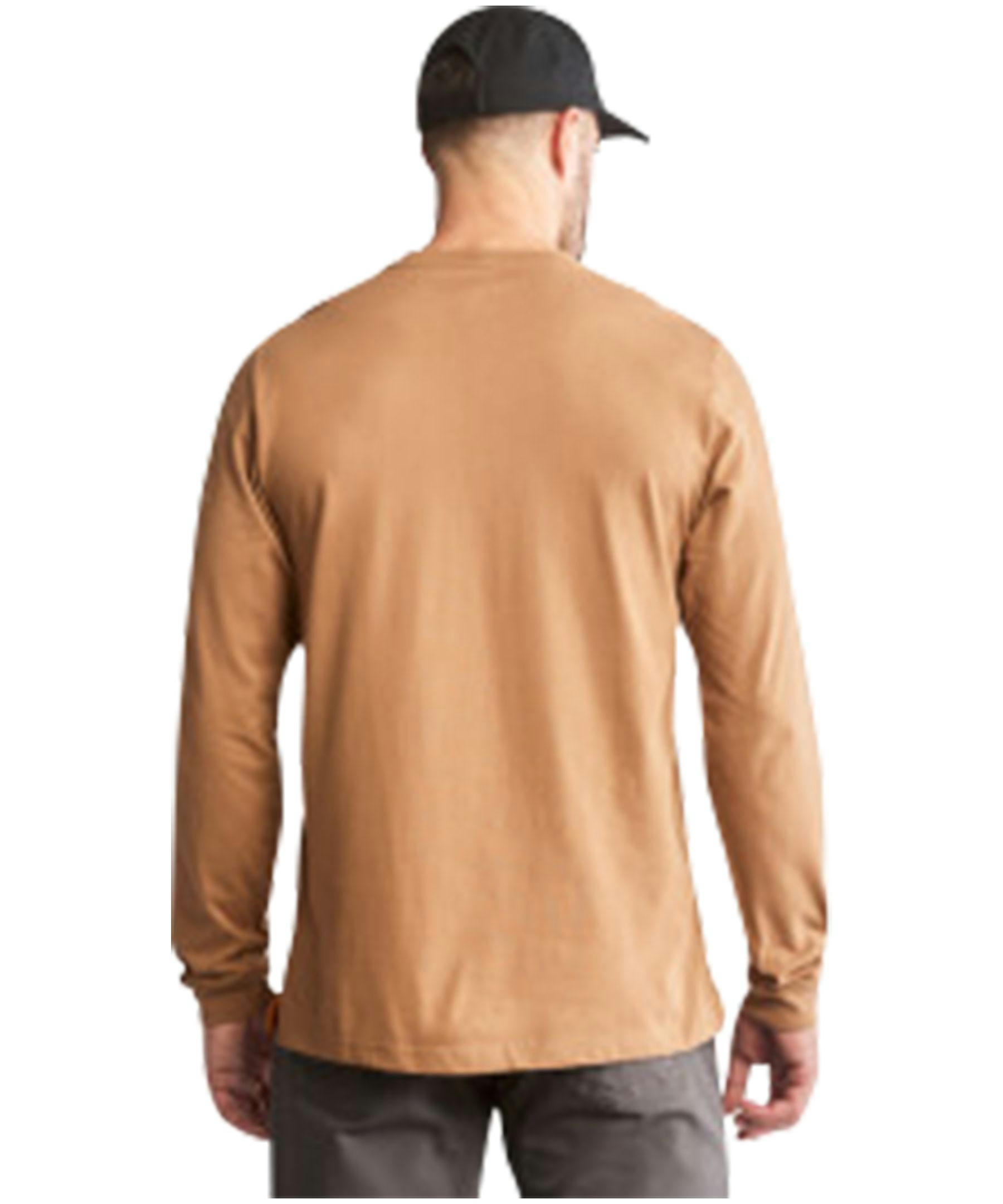 Timberland PRO Men's Long Sleeve Base Plate Logo Crewneck T Shirt