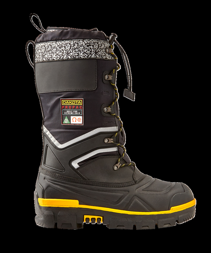 Dakota WorkPro Series Men's 8530 Steel Toe Steel Plate Safety Winter Felt Pack Boots - Black