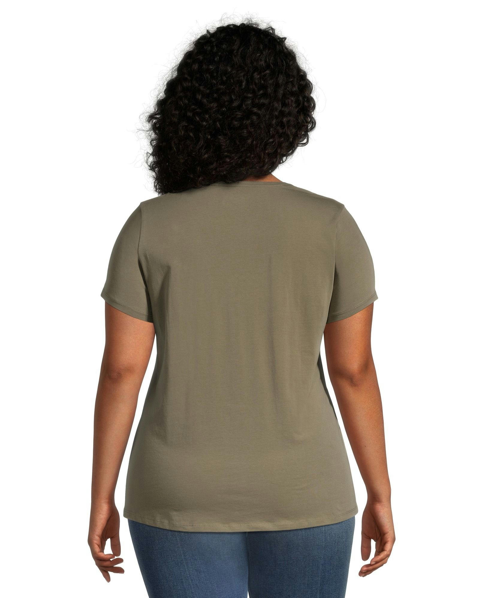 Denver Hayes Women's Semi-Fitted V-Neck T Shirt