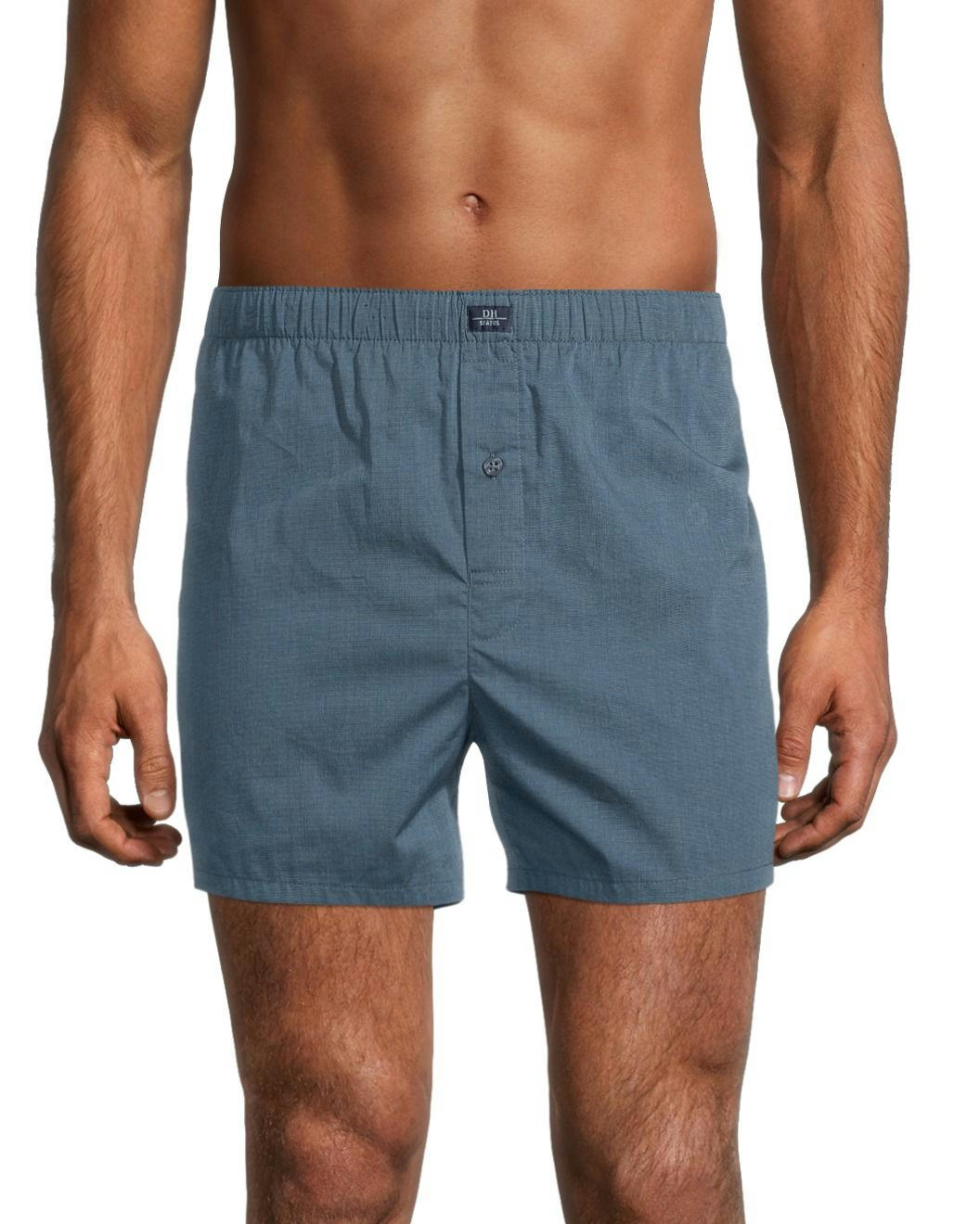 Denver Hayes Men's 2 Pack Woven Boxer