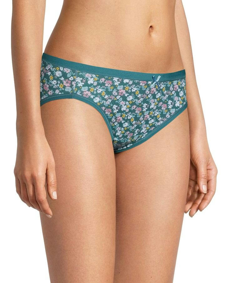 Denver Hayes Women's 2 Pack Perfect Fit Cotton Stretch Hi Cut Panty