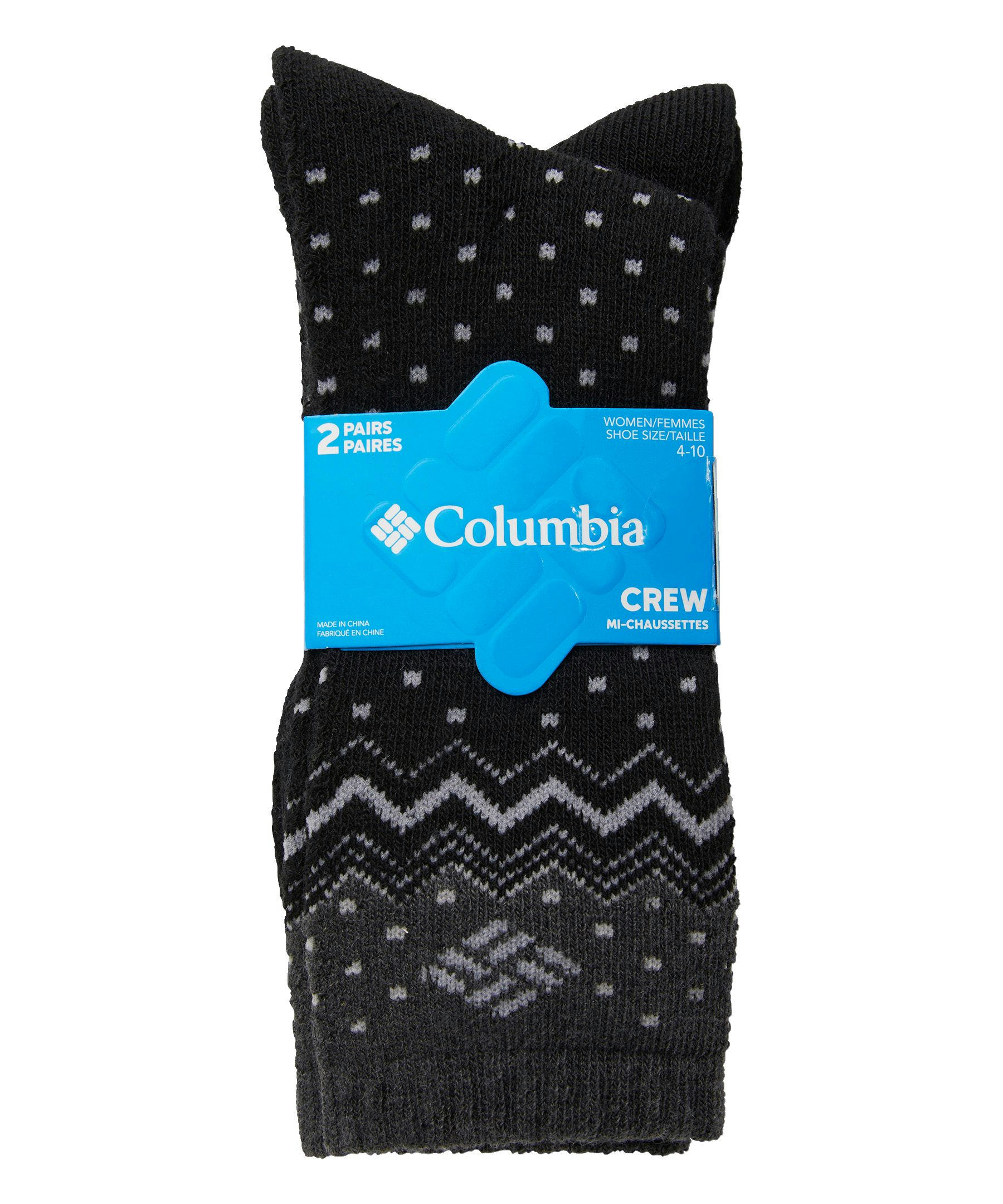 Columbia Women's 2 Pack Wool Blend Crew Socks