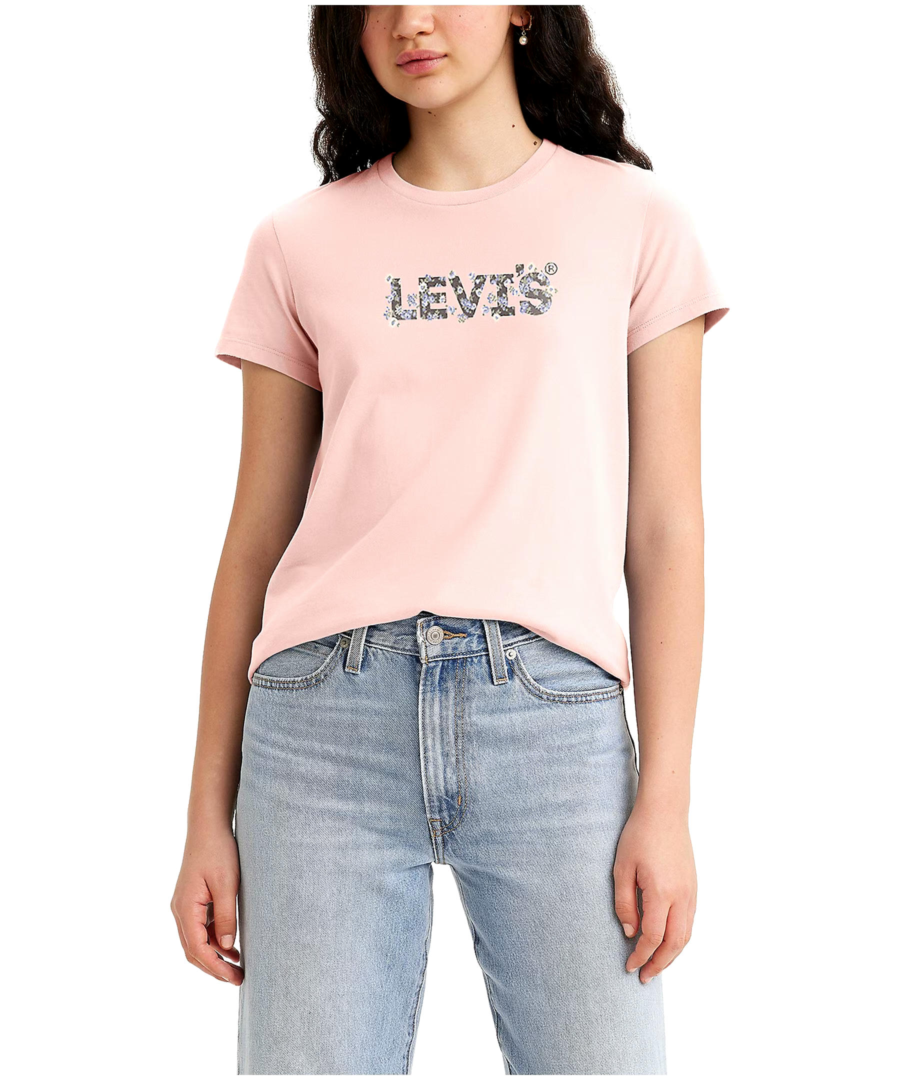 Levi's Women's Graphic The Perfect Tee Crewneck T Shirt