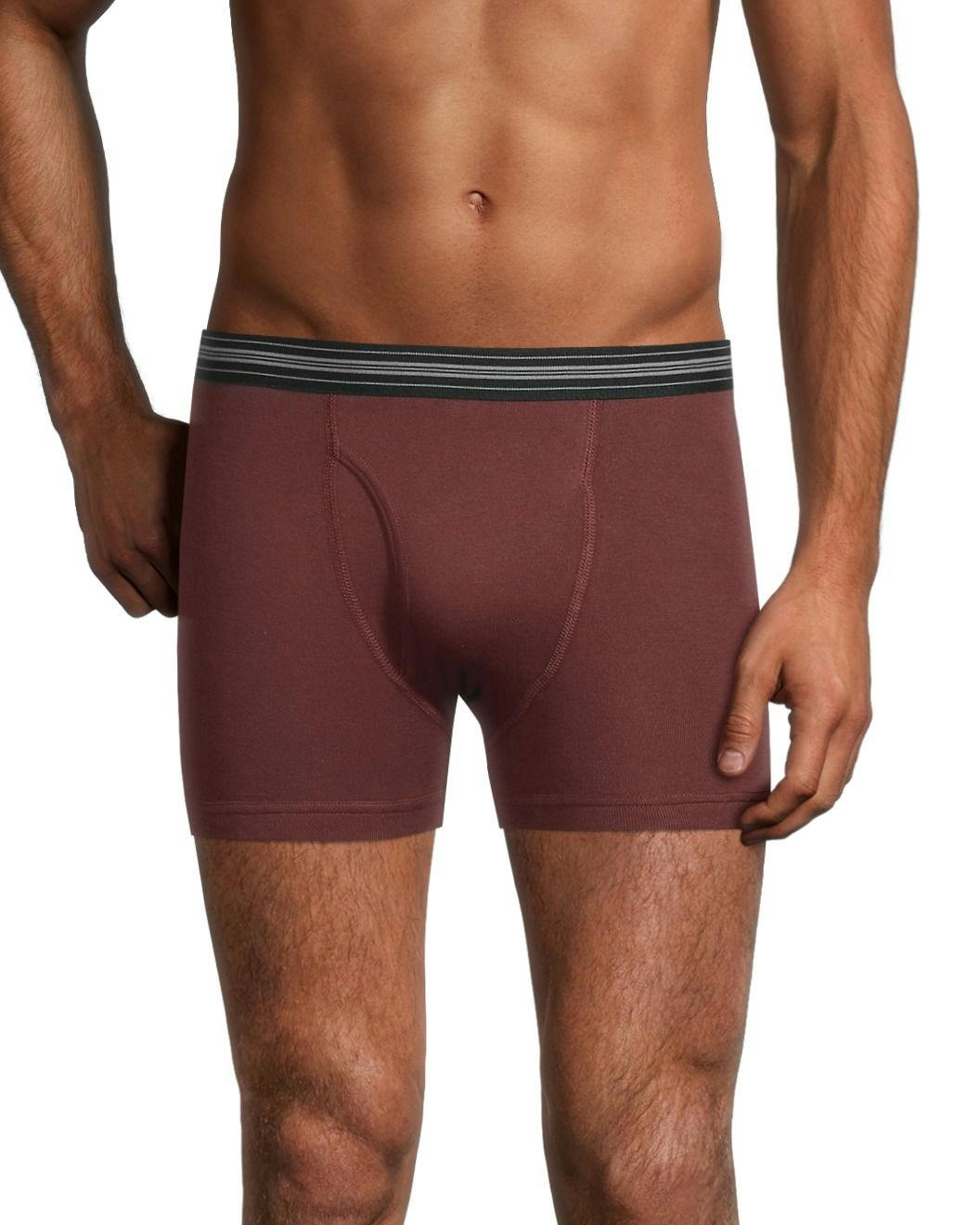 Denver Hayes Men's 3 Pack Solid Boxer Briefs