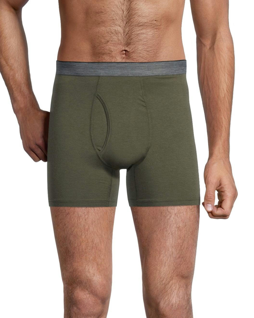 Denver Hayes Men's Rayon from Bamboo 2-Pack Boxer Briefs