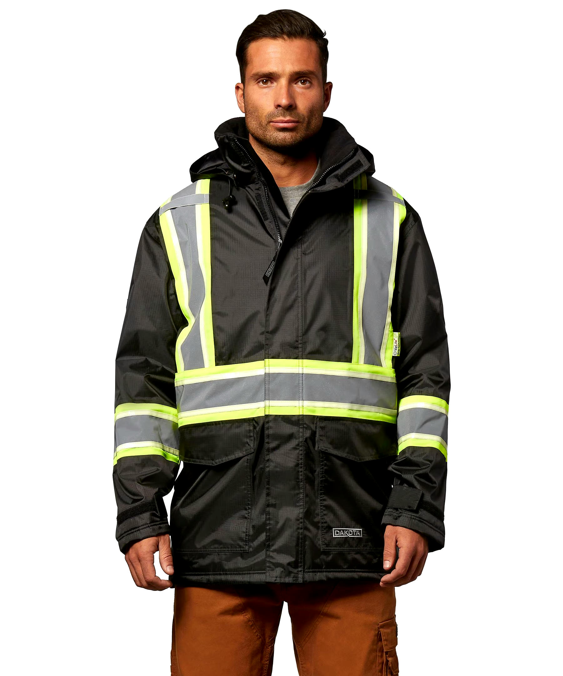Dakota WorkPro Series Men's VizLite DT Class 1 T-Max Lined 150D Jacket