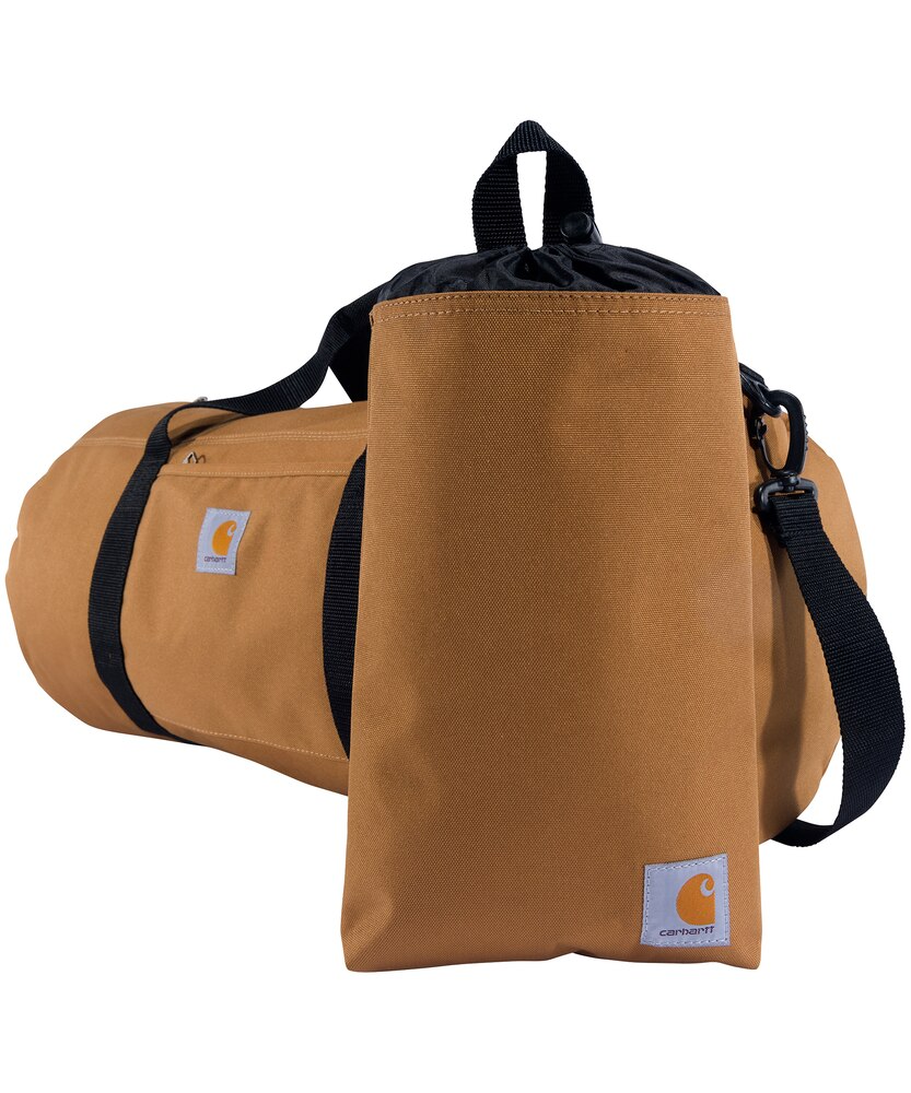 Carhartt Lightweight Rain Defender Water Repellent Duffel with Utility Pouch - Carhartt Brown
