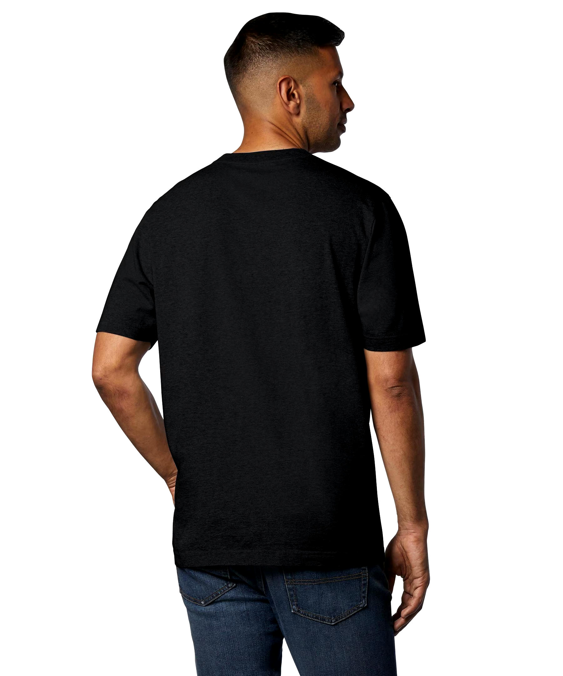 Denver Hayes Men's 50 Wash Classic Fit Crew Neck T Shirt