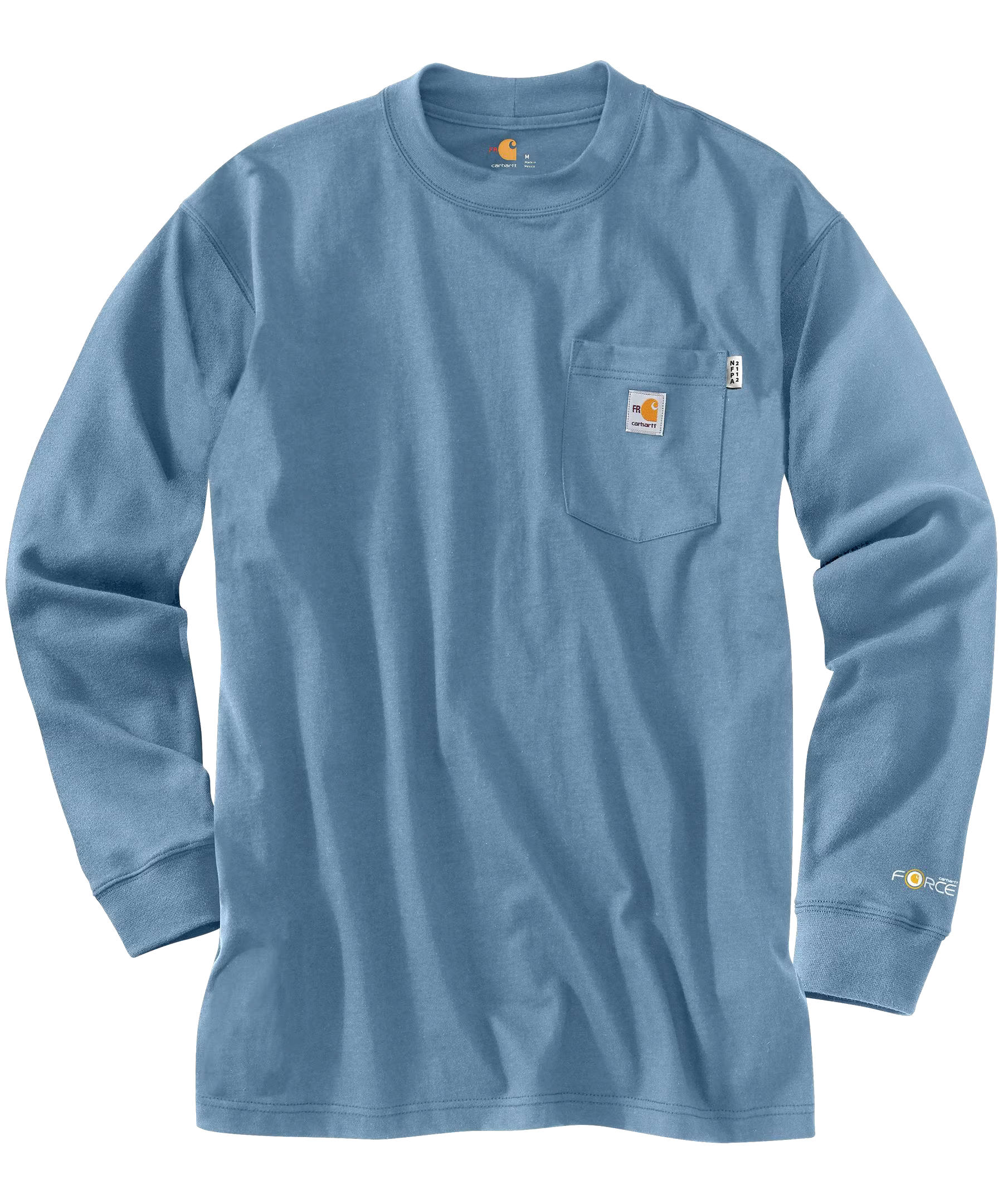Carhartt Men's Flame Resistant Force Cotton Long Sleeve Work T-Shirt