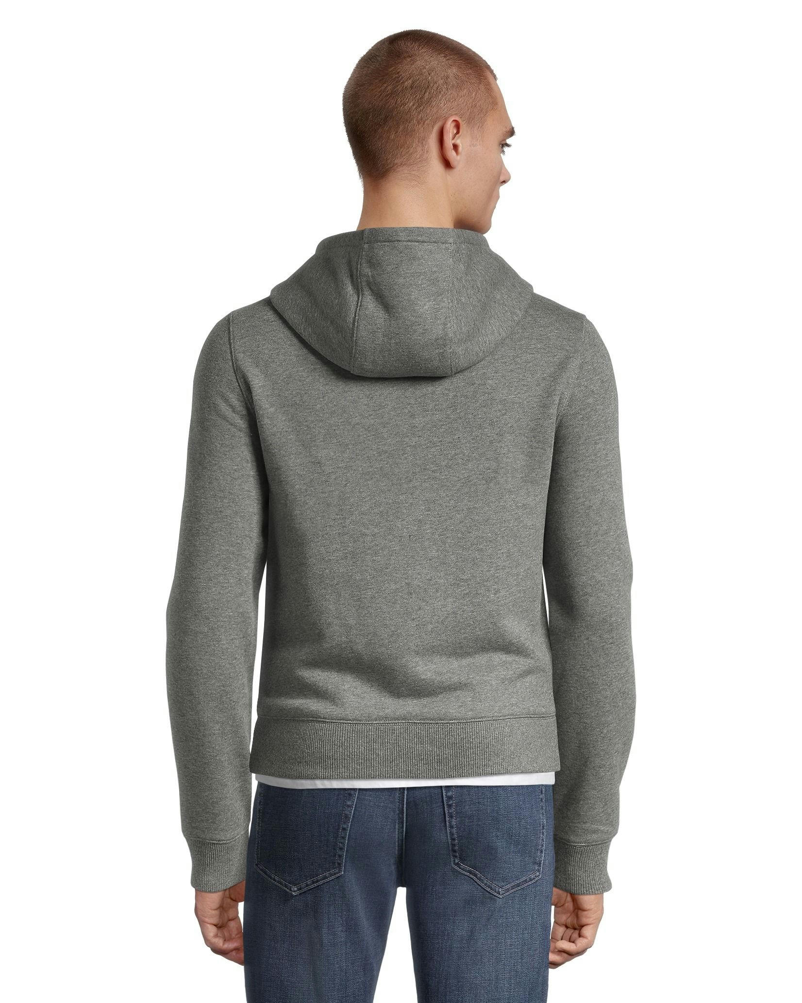 Denver Hayes Men's Fleece Long Sleeve Full Zip Kangaroo Pocket Hoodie