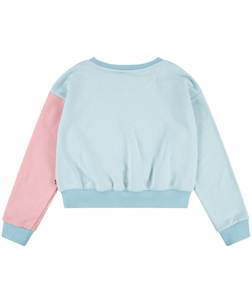 Levi's Youth Girl's Colourblock French Terry Graphic Pullover Crewneck Sweatshirt