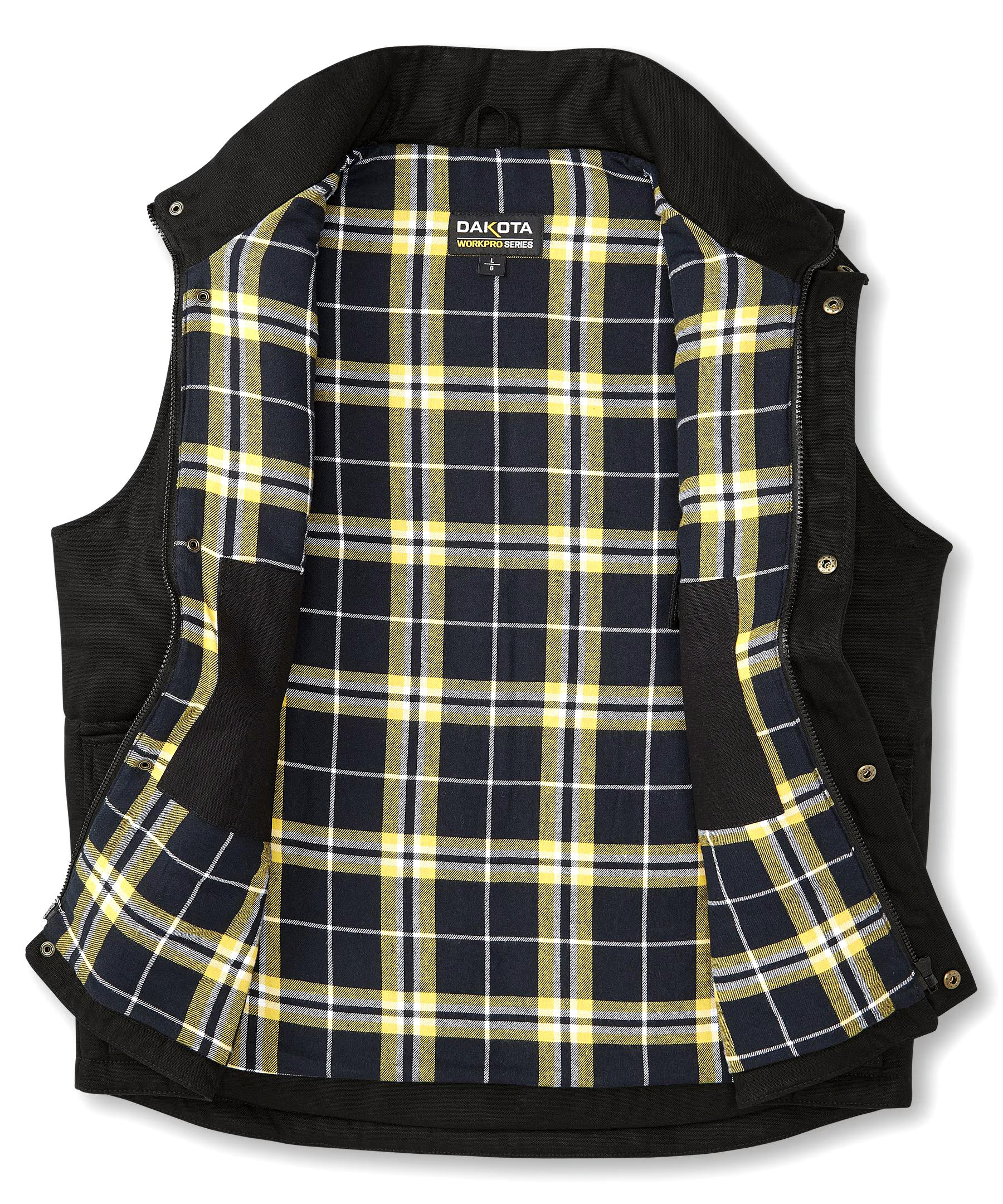 Dakota WorkPro Series Men's Quilted Insulated Duck Work Vest