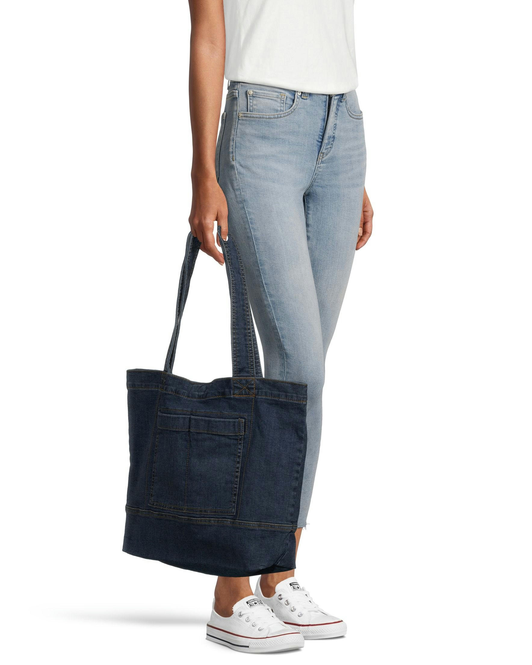Denver Hayes Jumpstart Lined Denim Tote