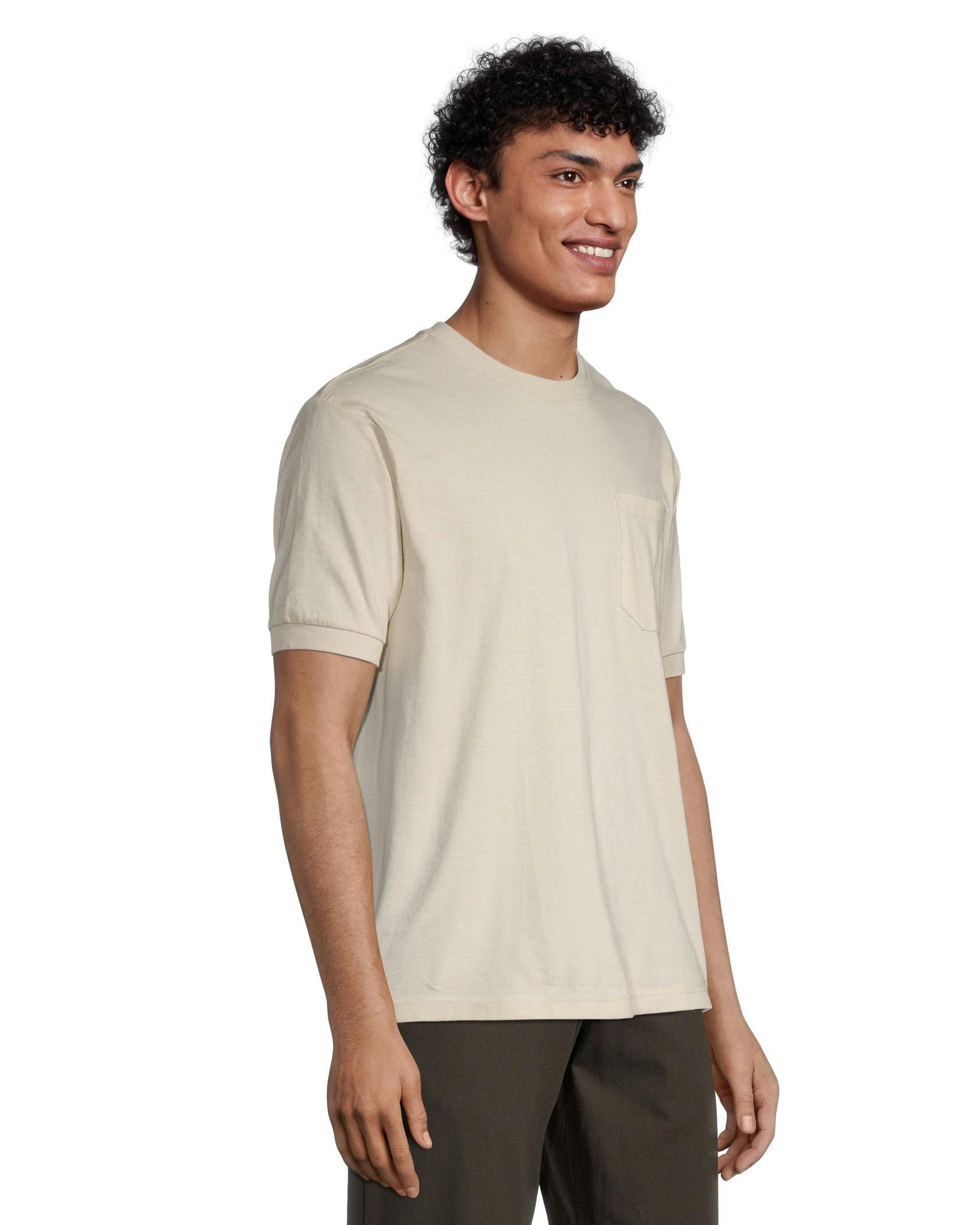 Aggressor Men's Crewneck Short Sleeve Solid Work T-Shirt With FRESHTECH