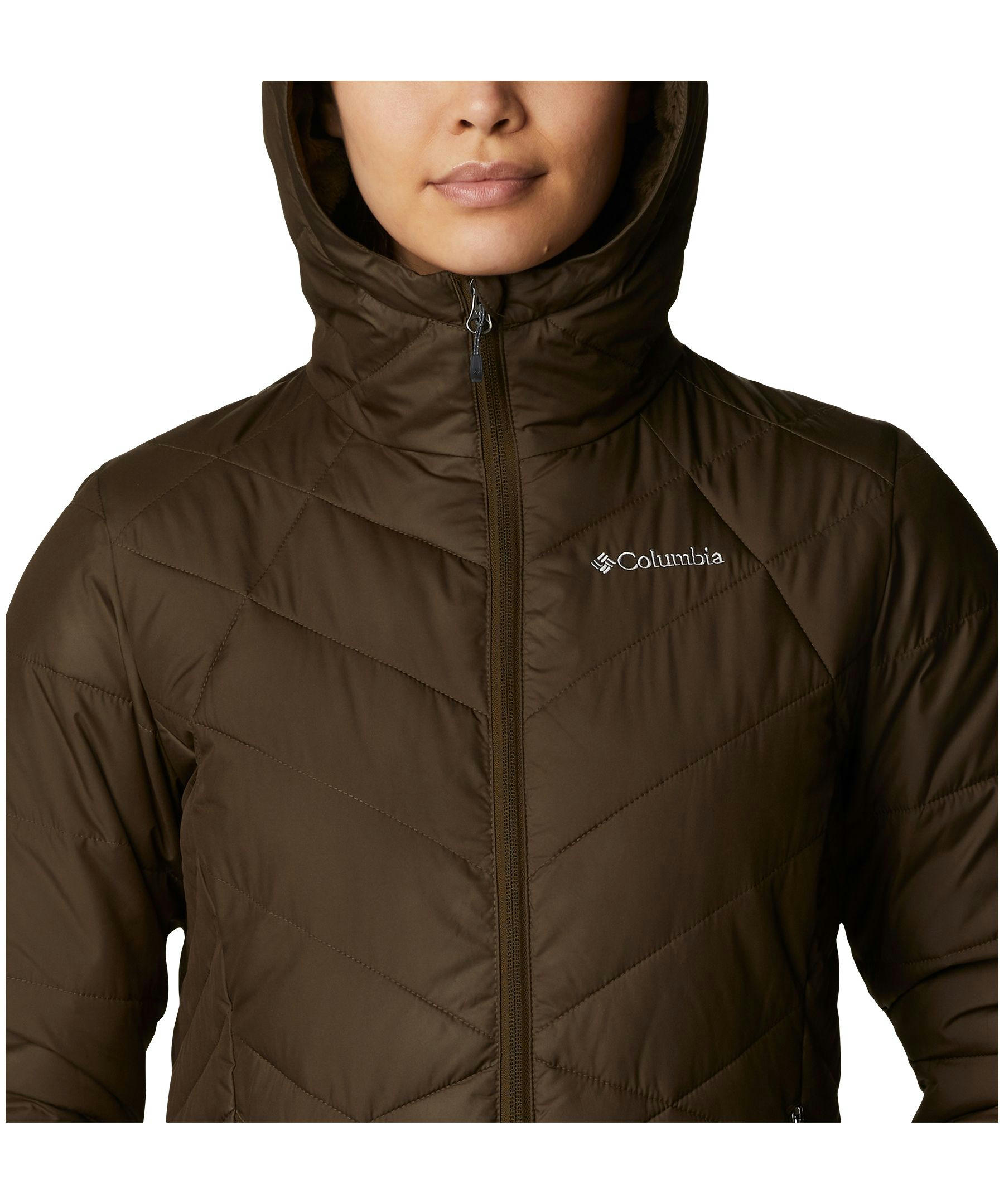 Columbia Women's Heavenly Omni-Heat Water Resistant Insulated Hooded Jacket