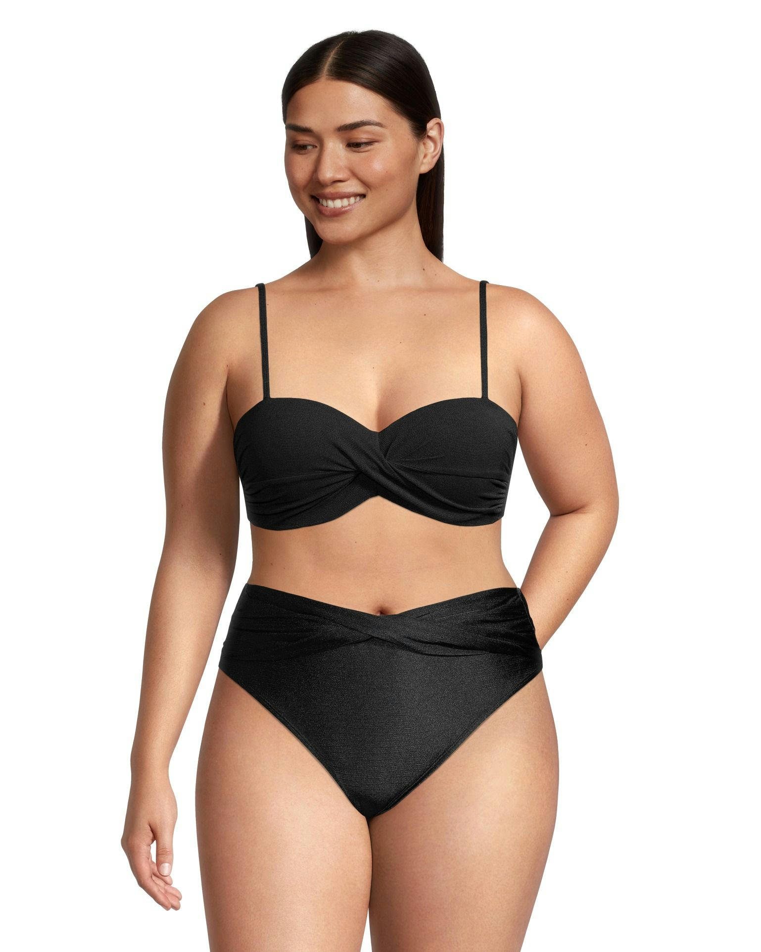 Women's Shimmer Twist Swim Bottoms