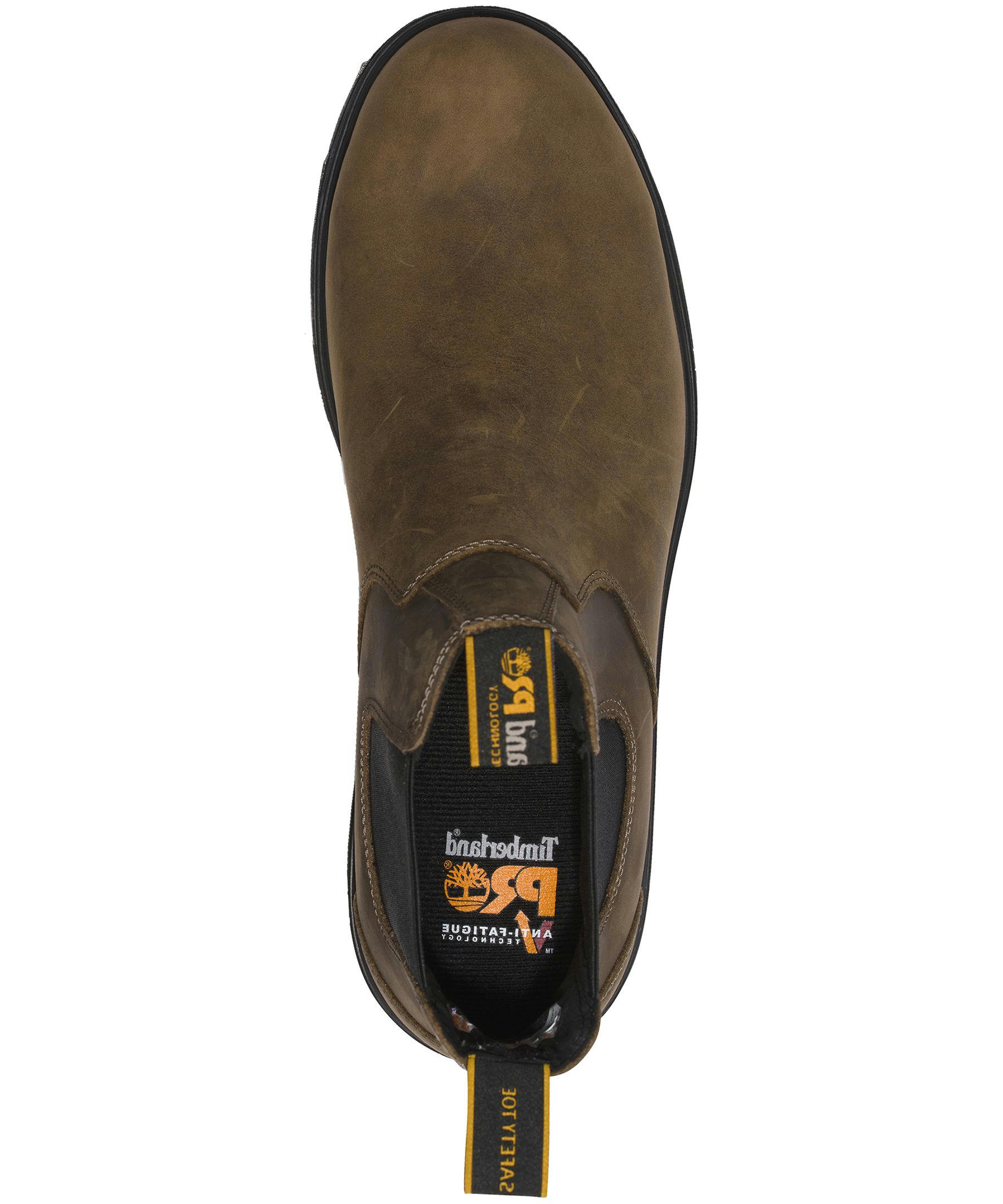 Timberland PRO Women's Nashoba 6 Inch Composite Toe Composite Plate Pull On Chelsea Work Boots