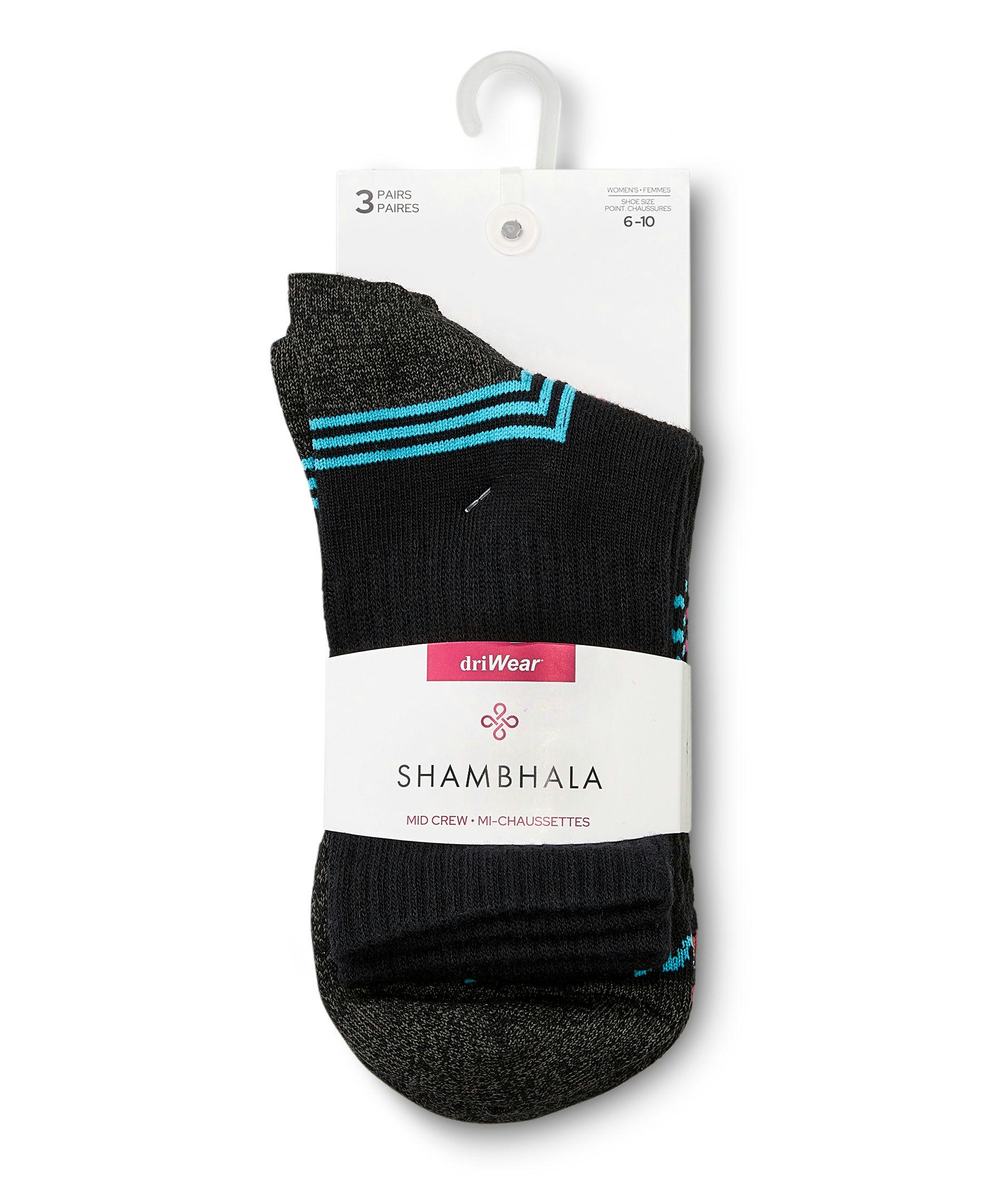 Shambhala Women's 3-Pack Low Cut Socks