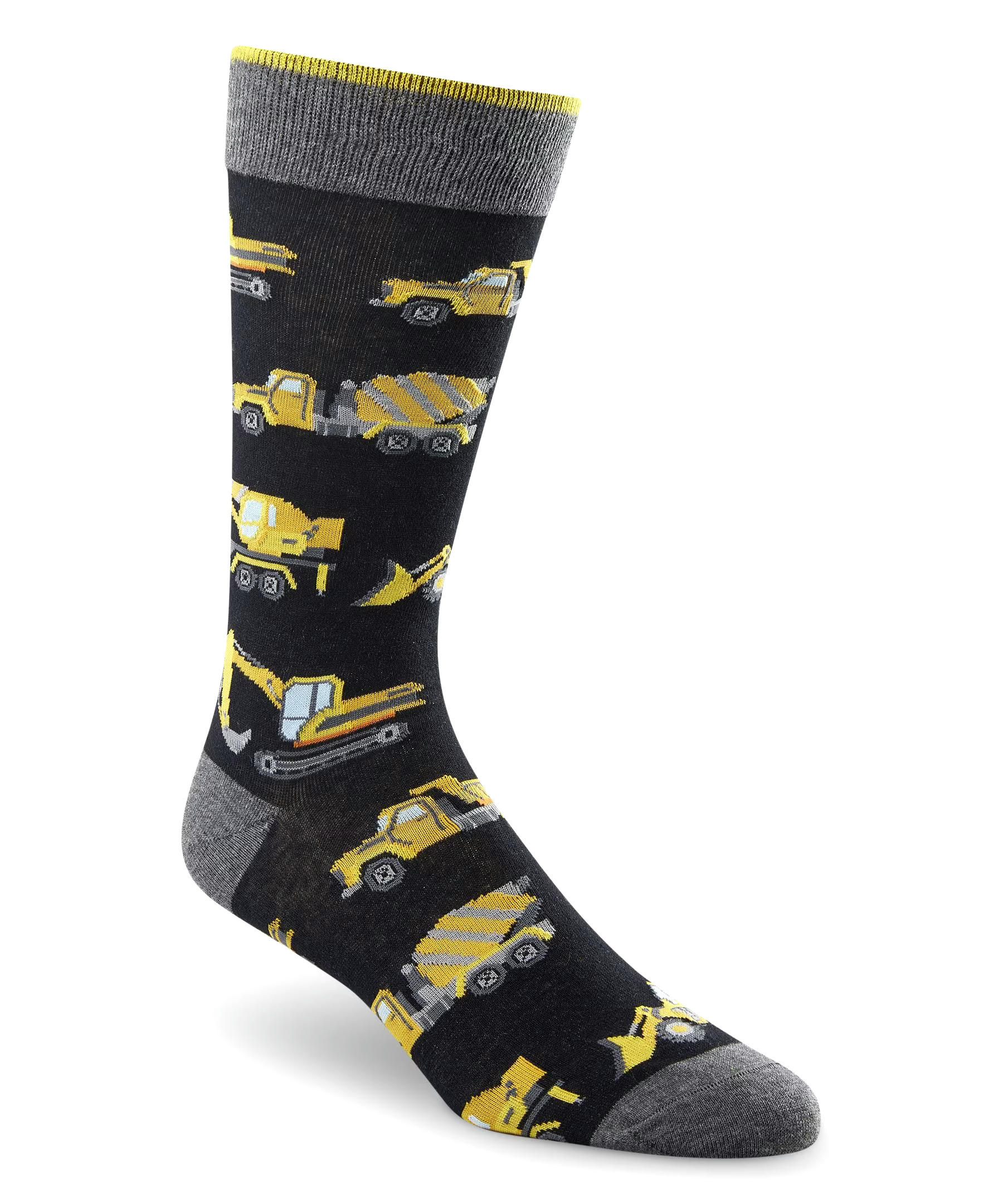 Devner Hayes Men's FRESHTECH® Work Pattern Casual Crew Socks