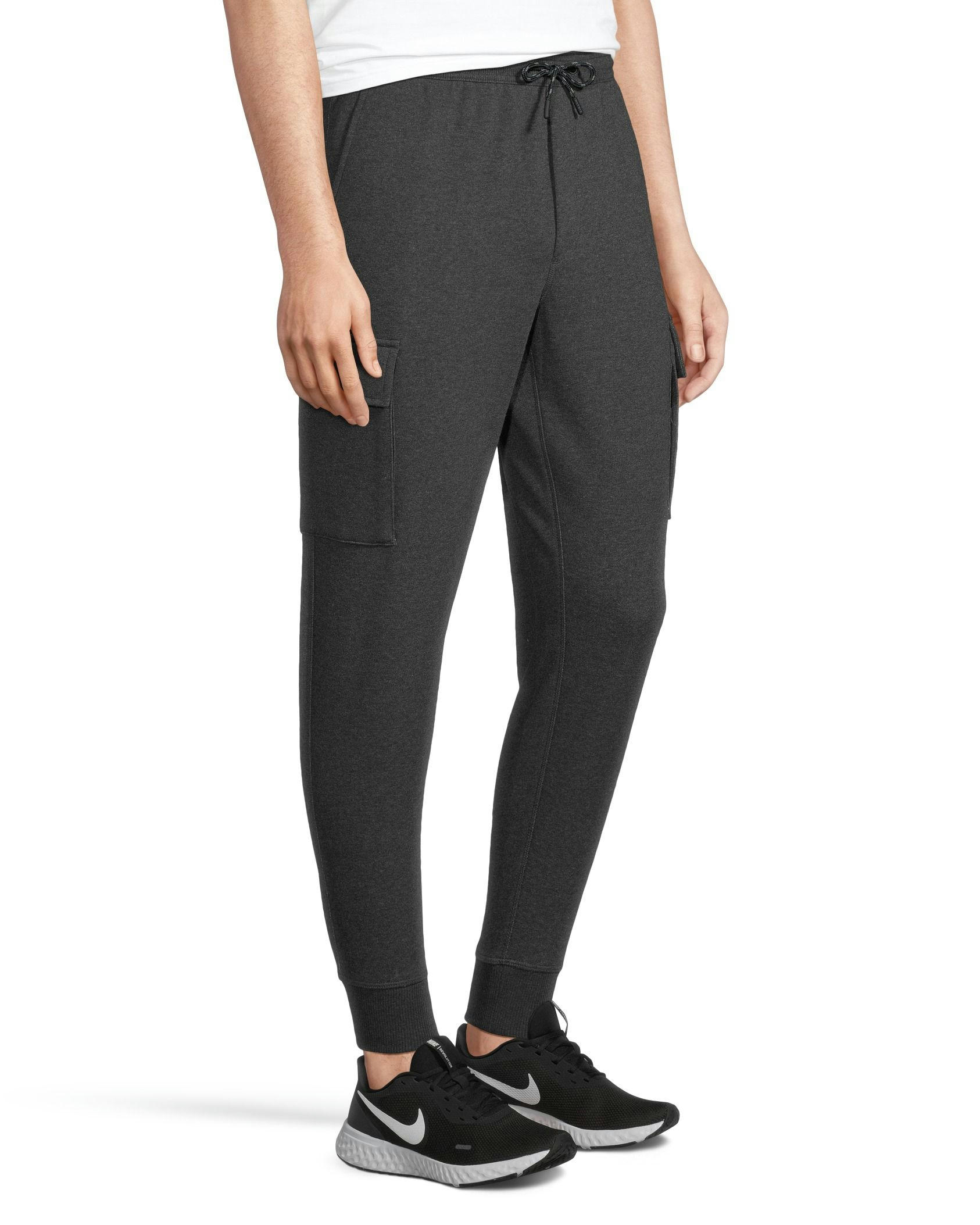 Matrix Men's Stretch French Terry Cargo Elastic Waist Joggers