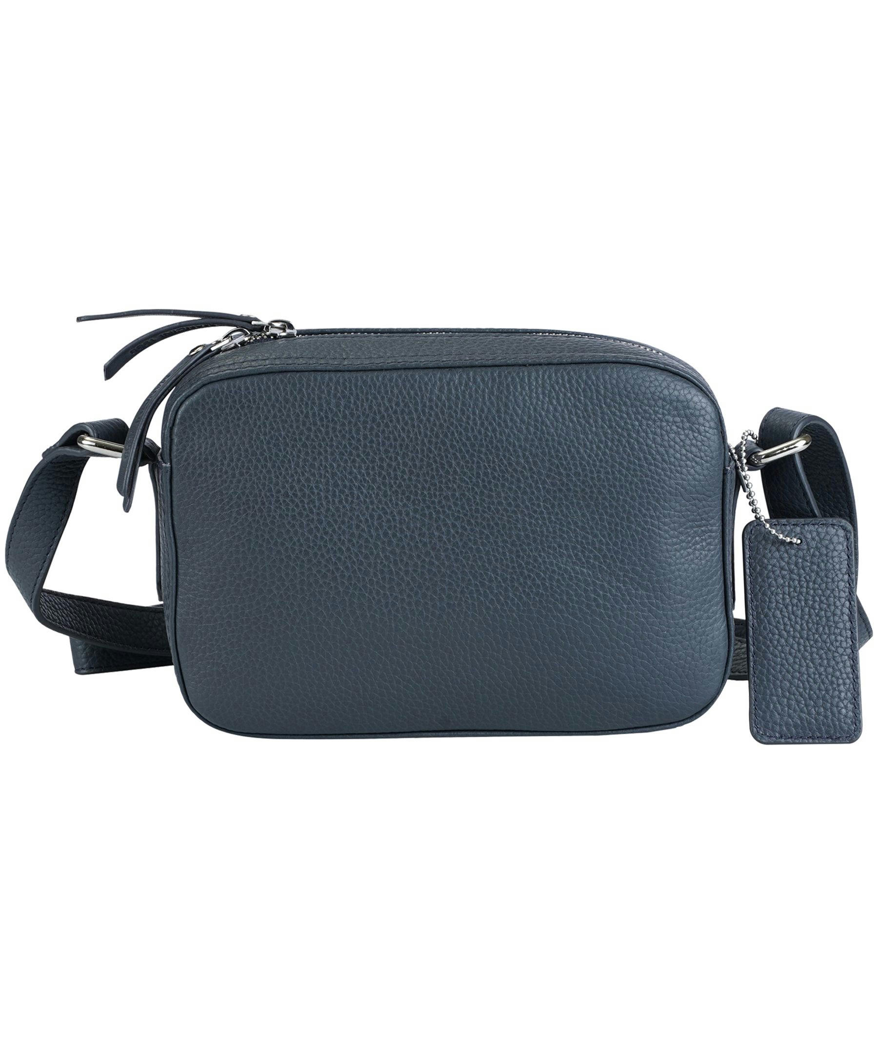 Mancini Leather Goods Women's Pebelled RFID Secure Clara Crossbody Bag