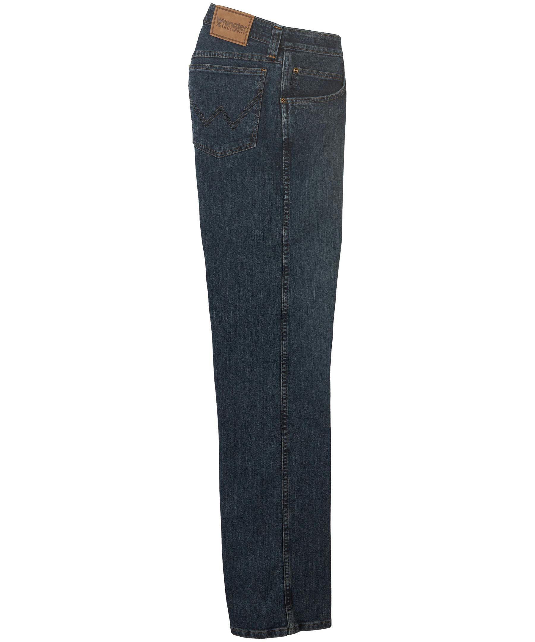 Wrangler Men's Essential Straight Leg Stretch Jeans