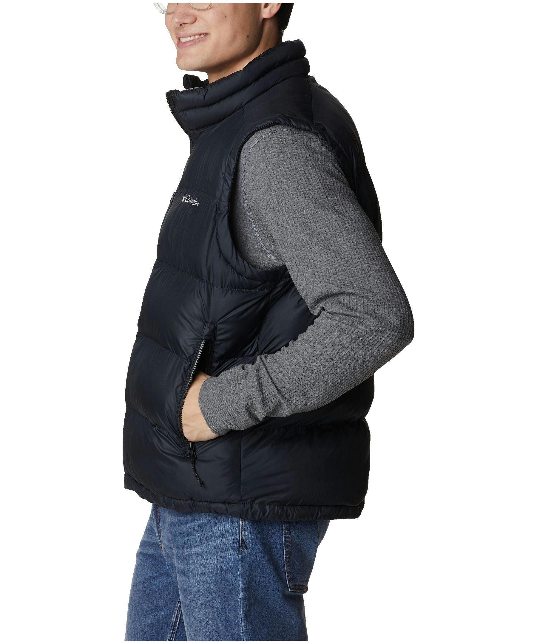 Columbia Men's Pike Lake II Omni-Heat Water Repellent Insulated Puffer Vest