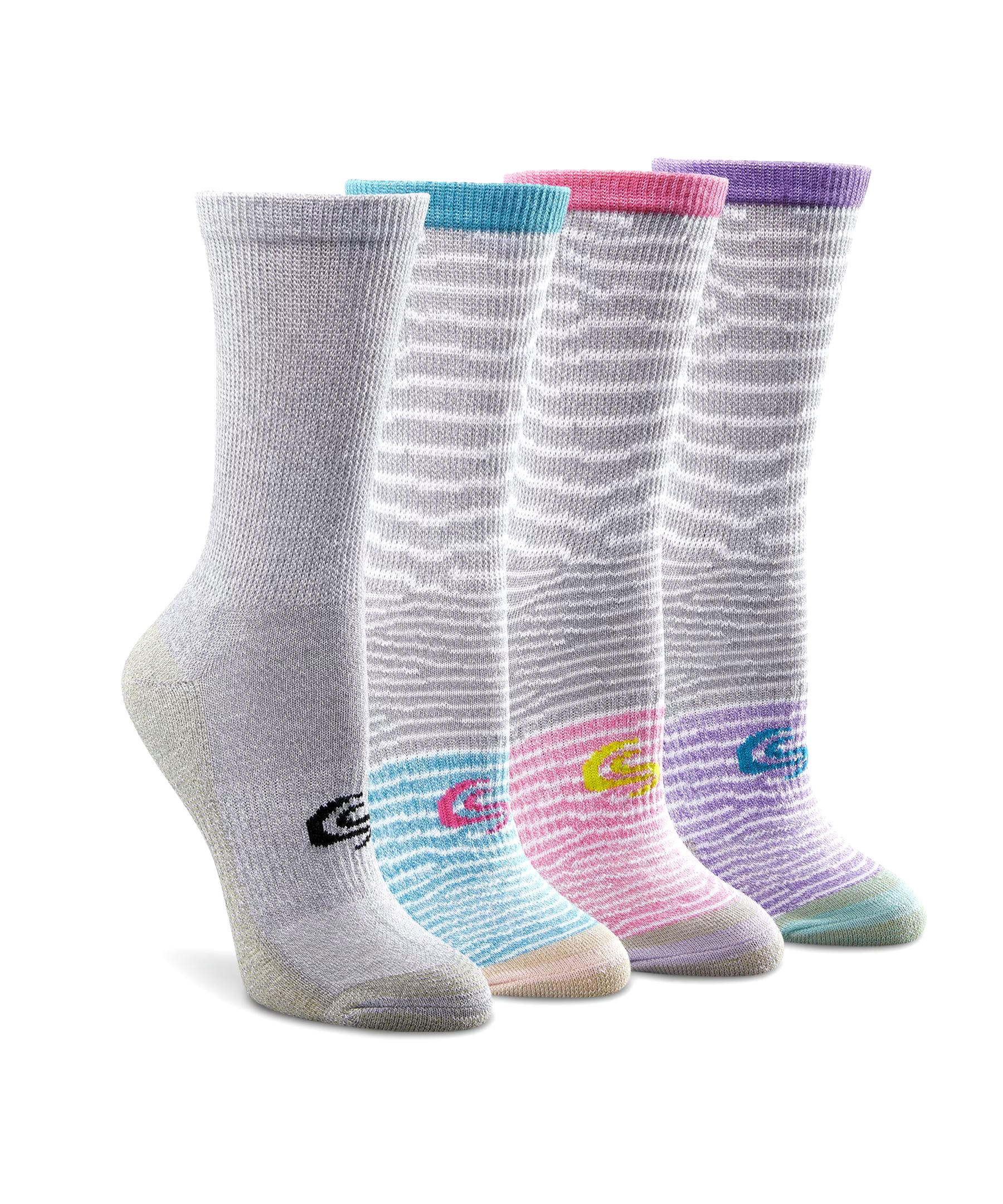 Copper Sole Women's 5 Pack Extreme Atheletic Crew Sock