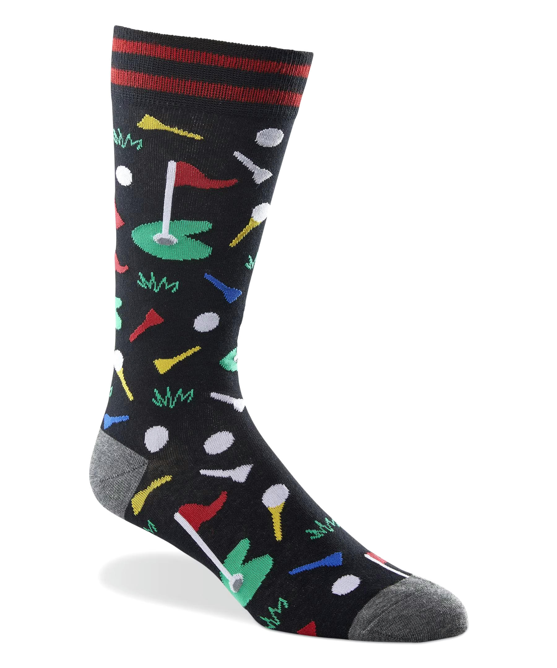 Denver Hayes Men's FRESHTECH® Sport Pattern Casual Crew Socks