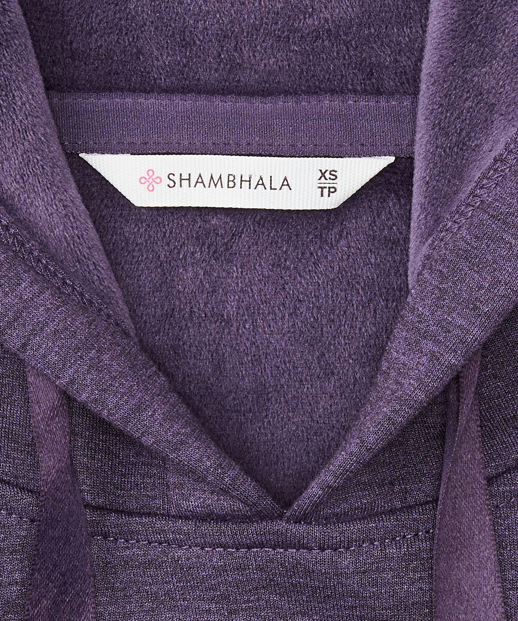Shambhala Women's Velour Lined Hooded Pullover