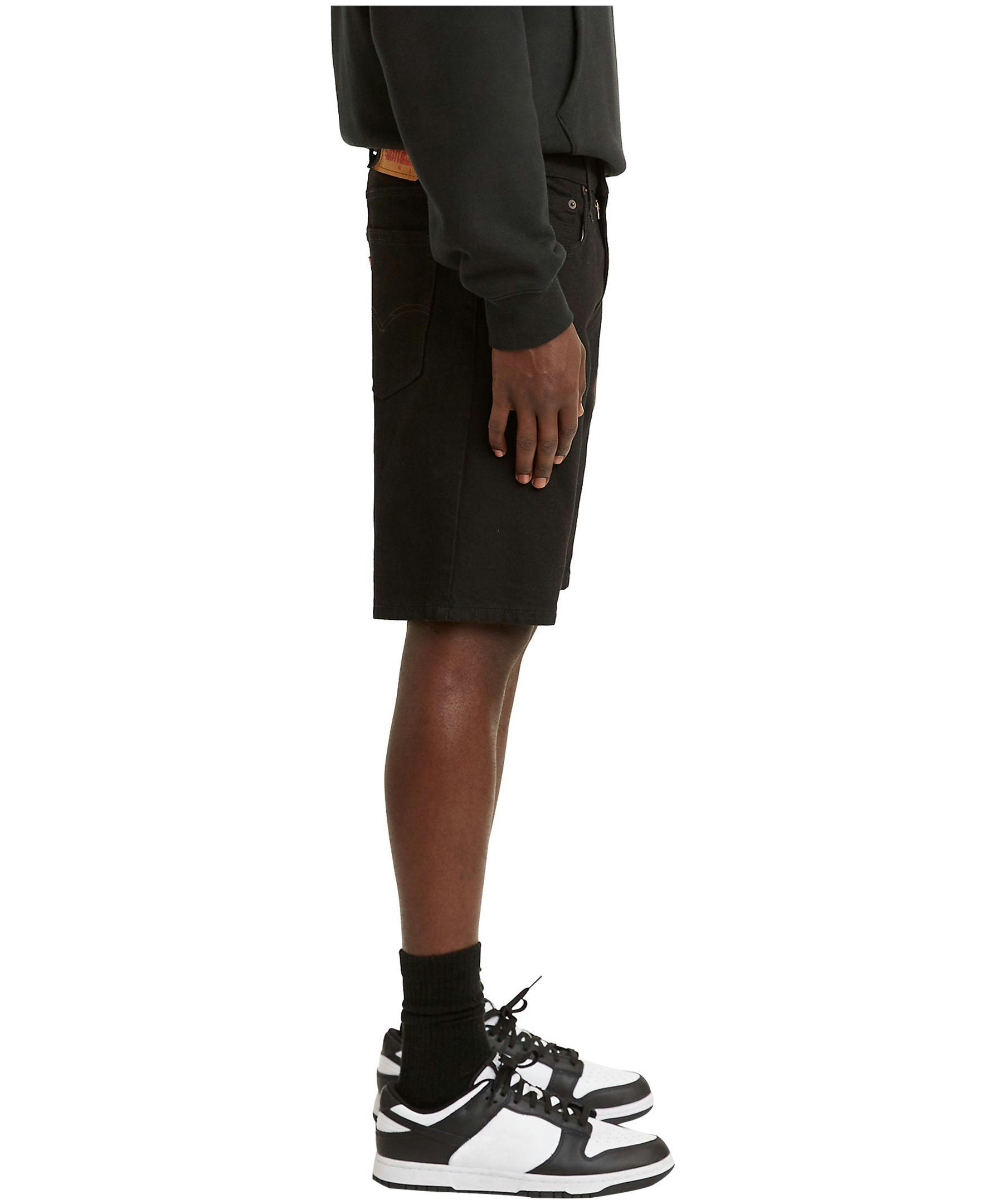 Levi's Men's Flex Standard Mid Rise Regular Fit Jean Shorts - Black