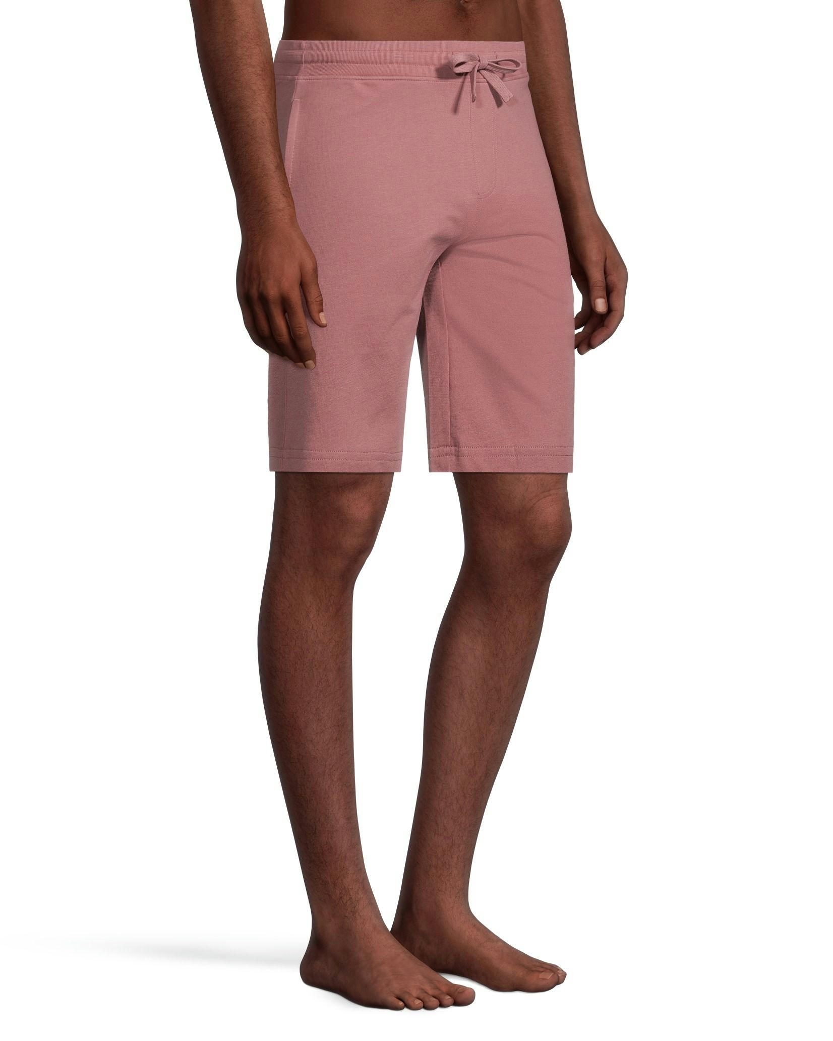 Denver Hayes Men's French Terry Elastic Drawstring Lounge Shorts