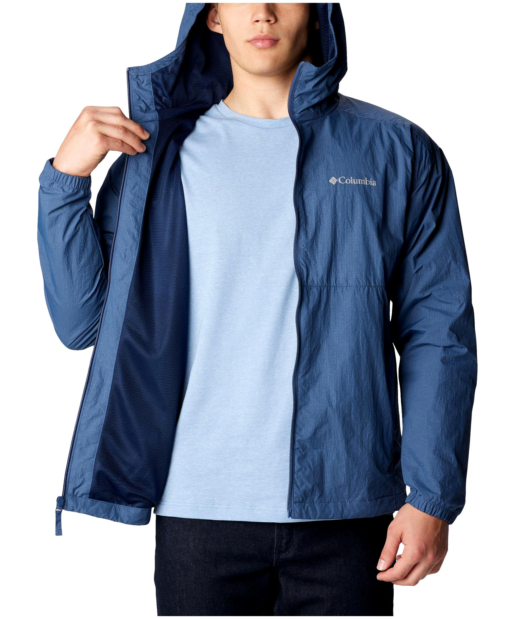 Columbia Men's Yocom Ridge Lined Packable Wind Jacket