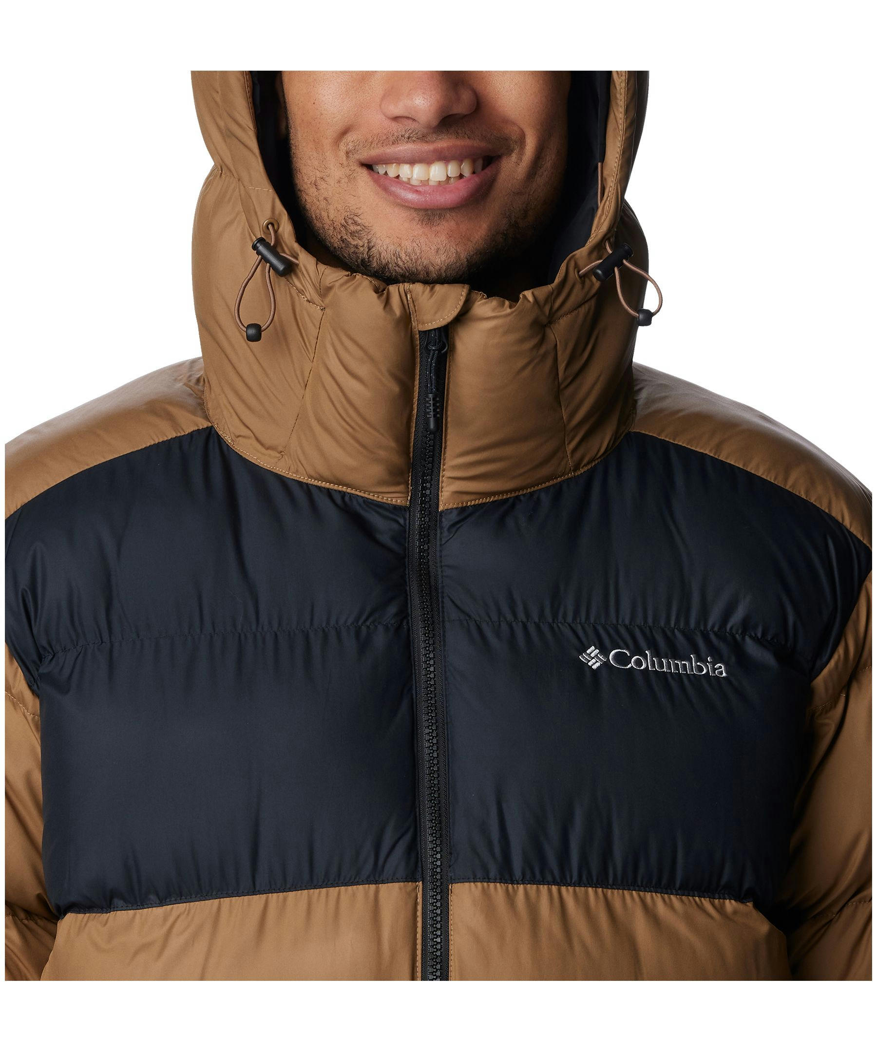 Columbia Men's Pike Lake II Omni-Heat Water Repellent Insulated Hooded Puffer Jacket