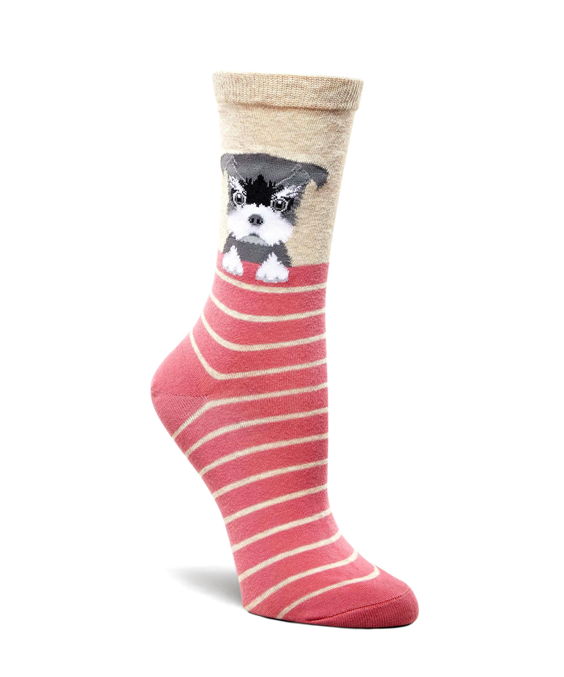 Denver Hayes Women's Crew Patterned Cotton Socks