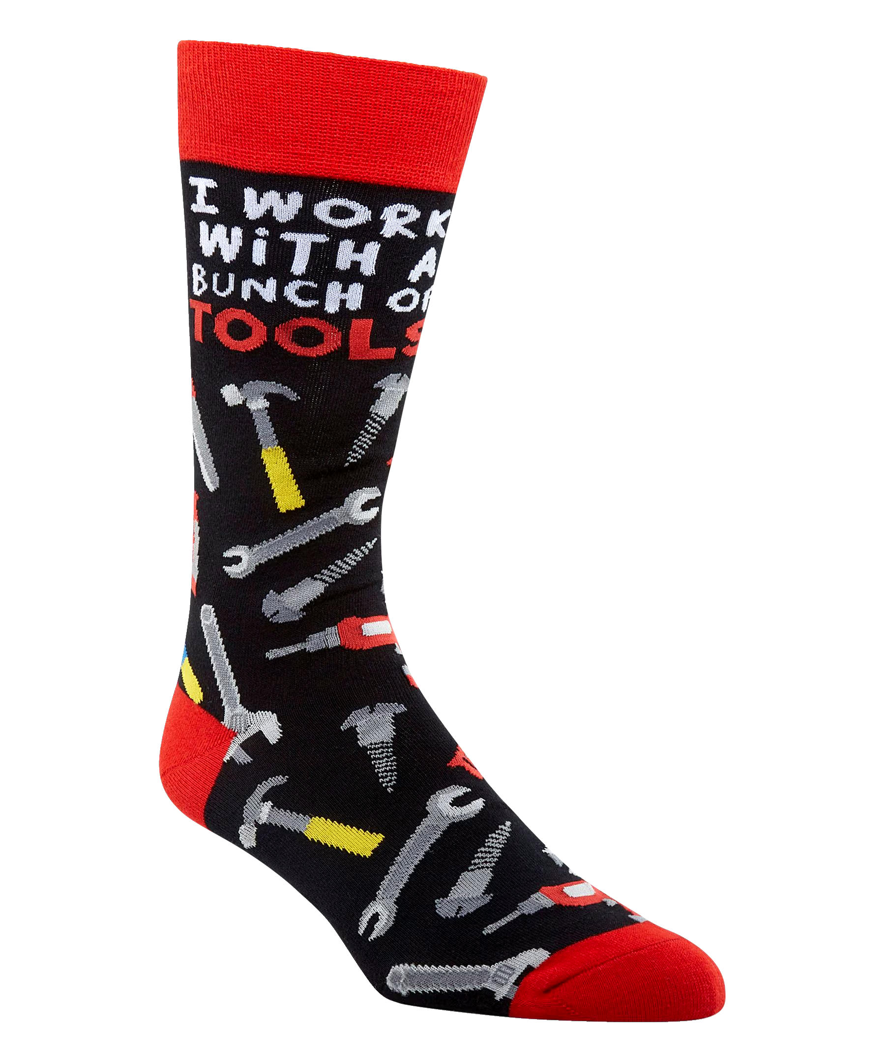 Denver Hayes Men's Novelty Pattern Crew Socks