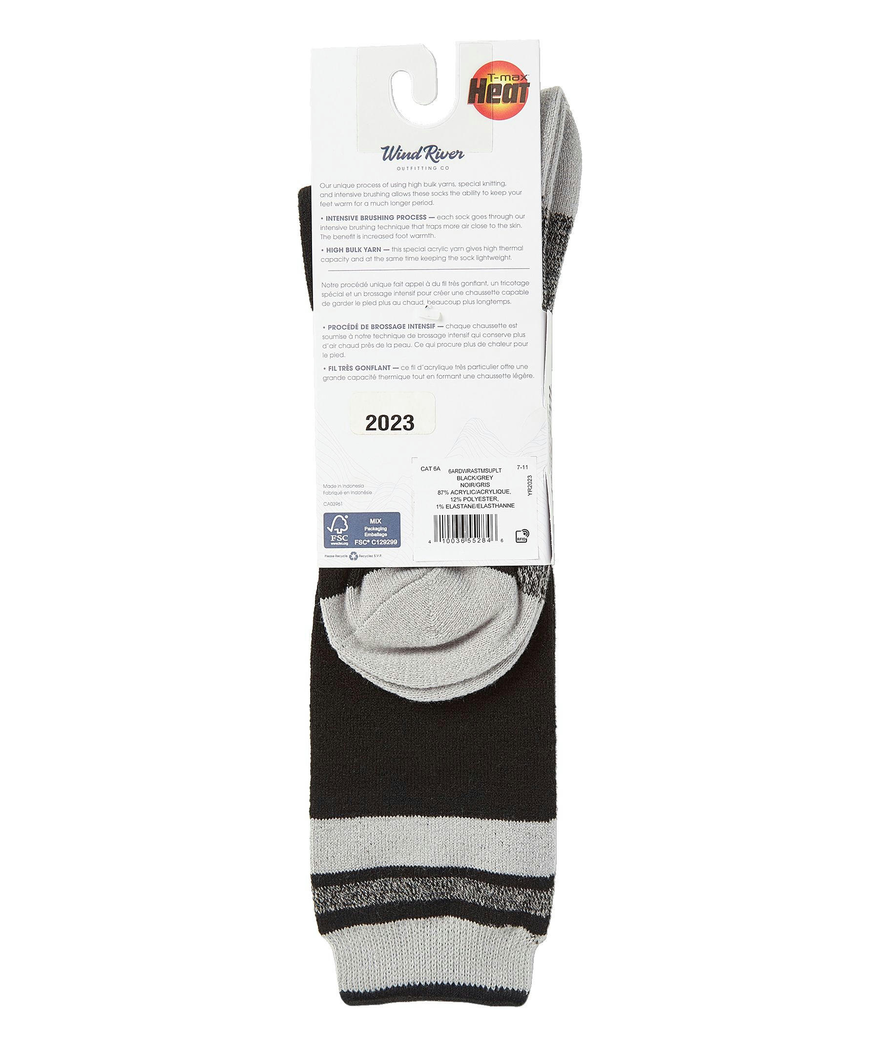 WindRiver Men's TMAX Heat Super Lite Boot Socks