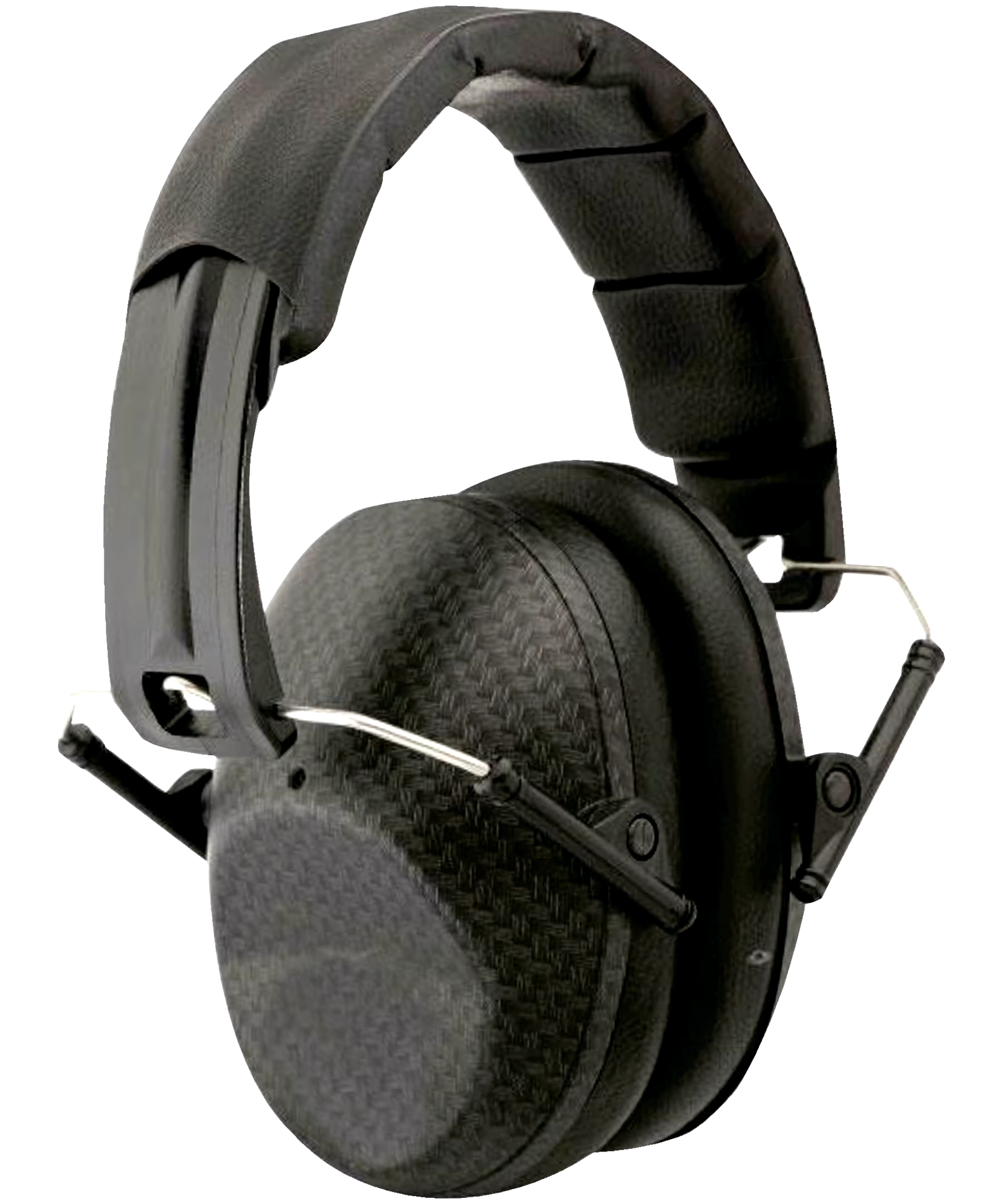 Low Profile Carbon Fibre Collapsible Earmuffs