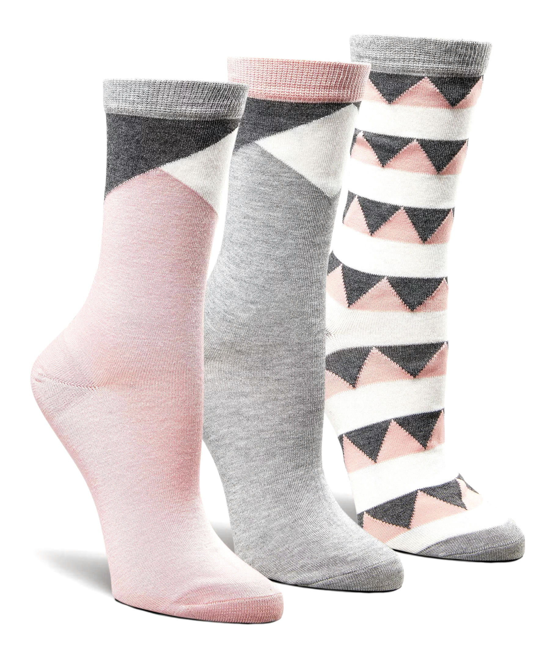 Denver Hayes Women's 3 Pack Bamboo Crew Socks