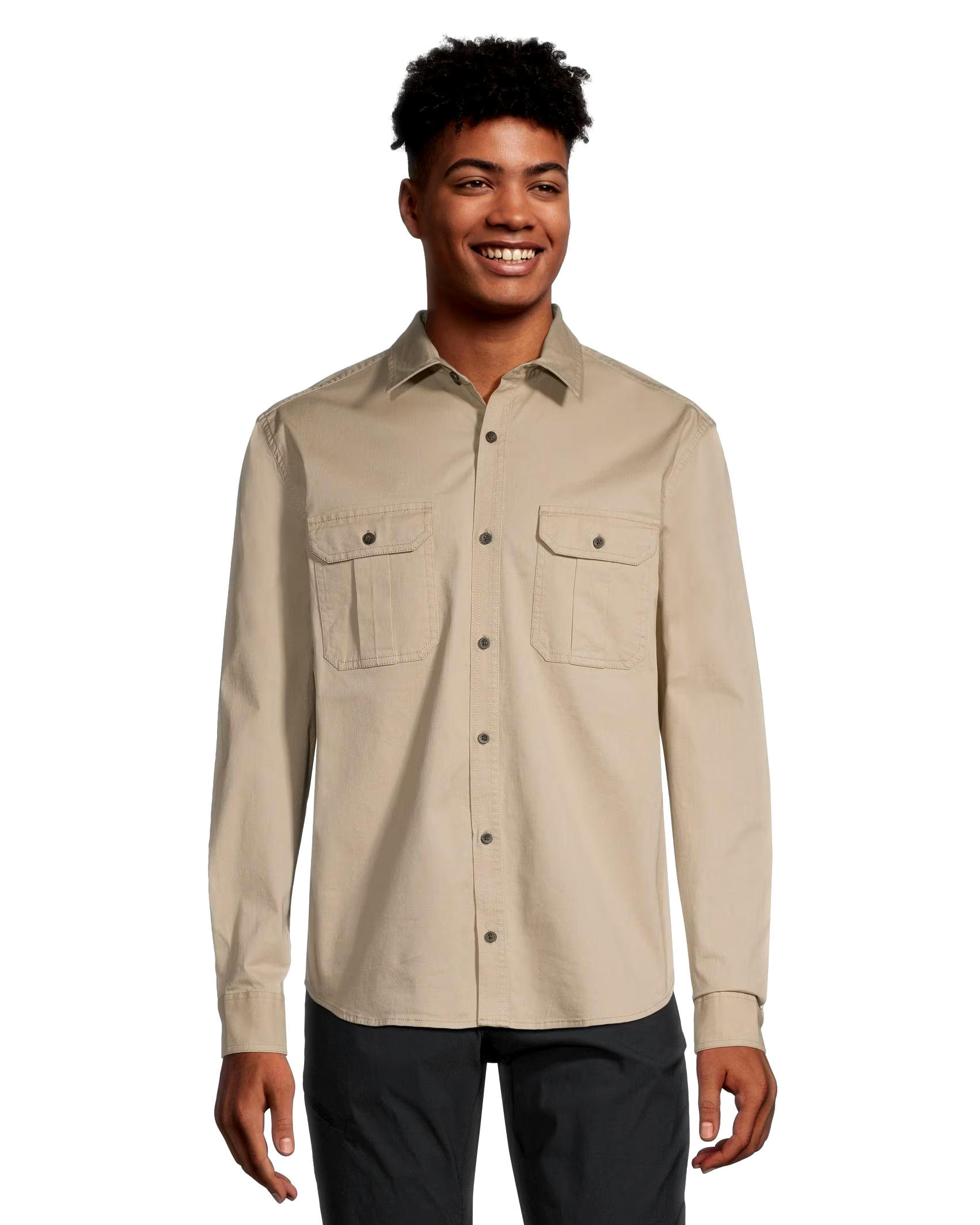 WindRiver Men's Long Sleeve Classic Fit Utility Shirt