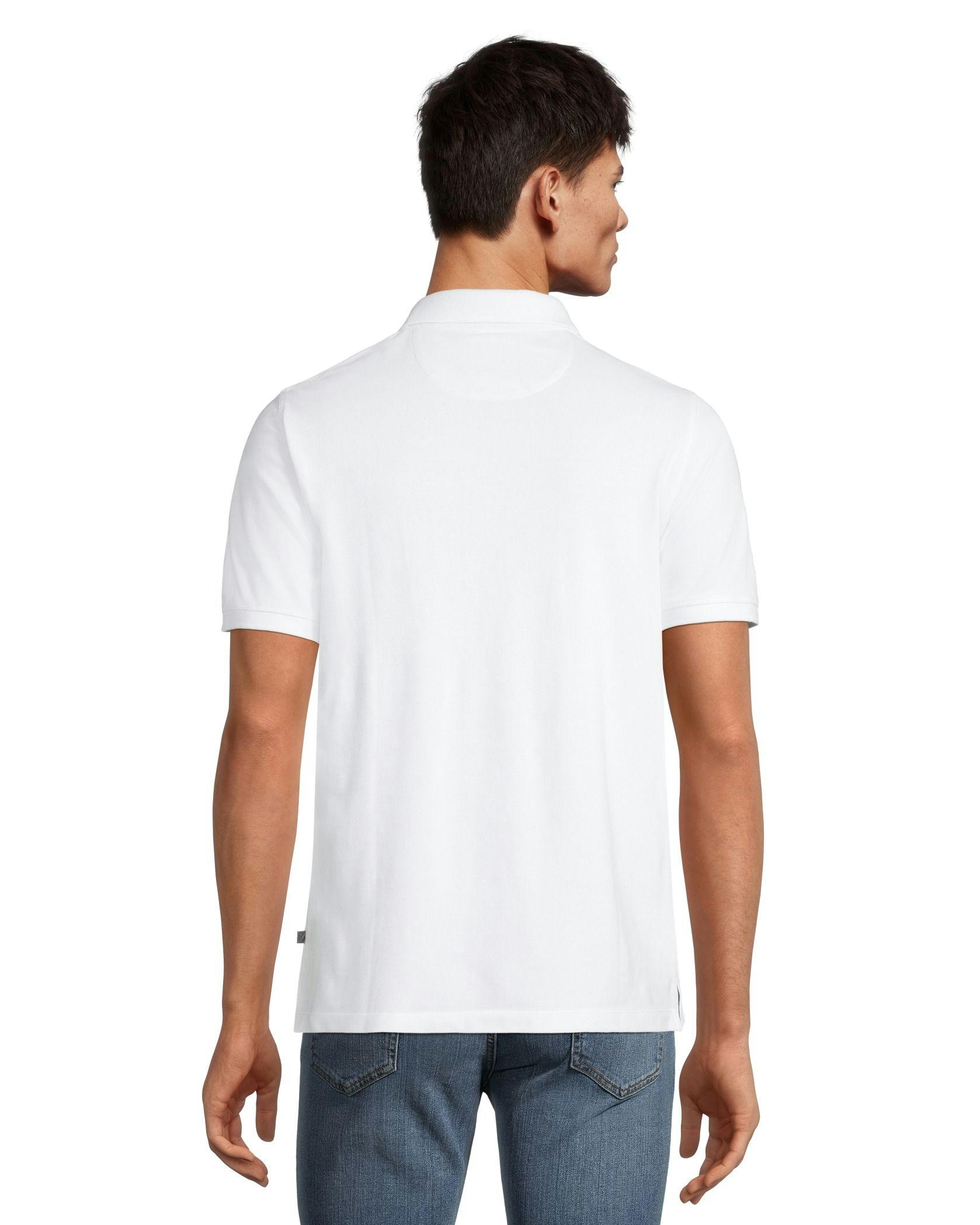 Denver Hayes Men's 50 Wash Stretch Pique Polo - Classic Fit