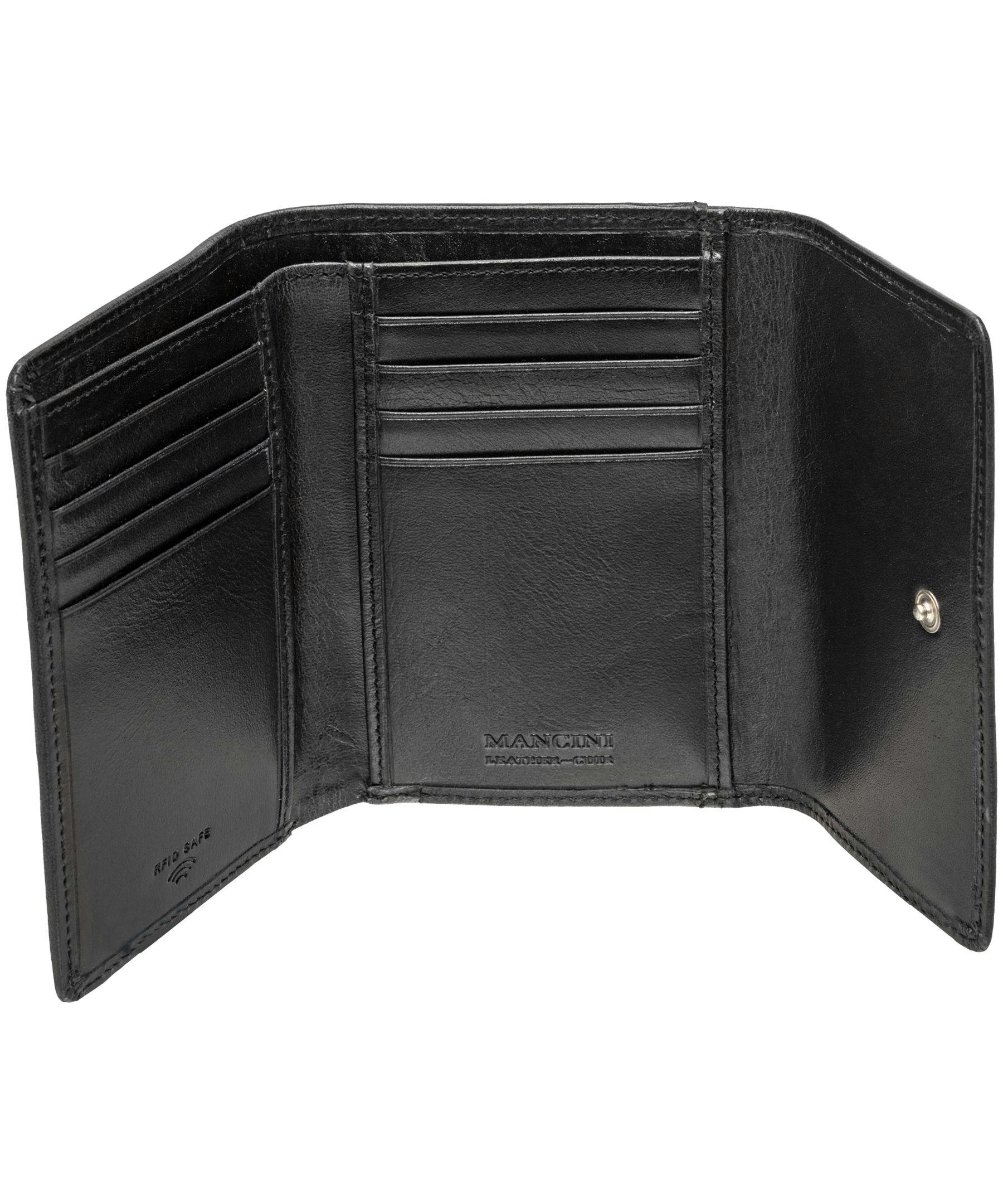 South Beach Women's RFID Secure Medium Clutch Wallet